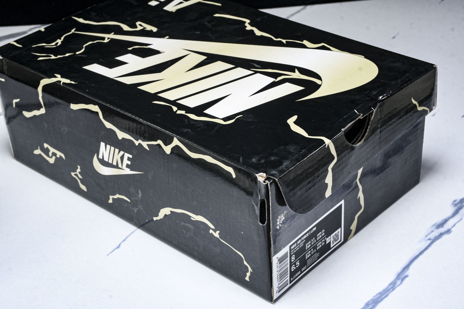  nk Air Force 1'07 Low 斯图西联名 针织勾米绿 空军一号低帮休闲板鞋 KJ168