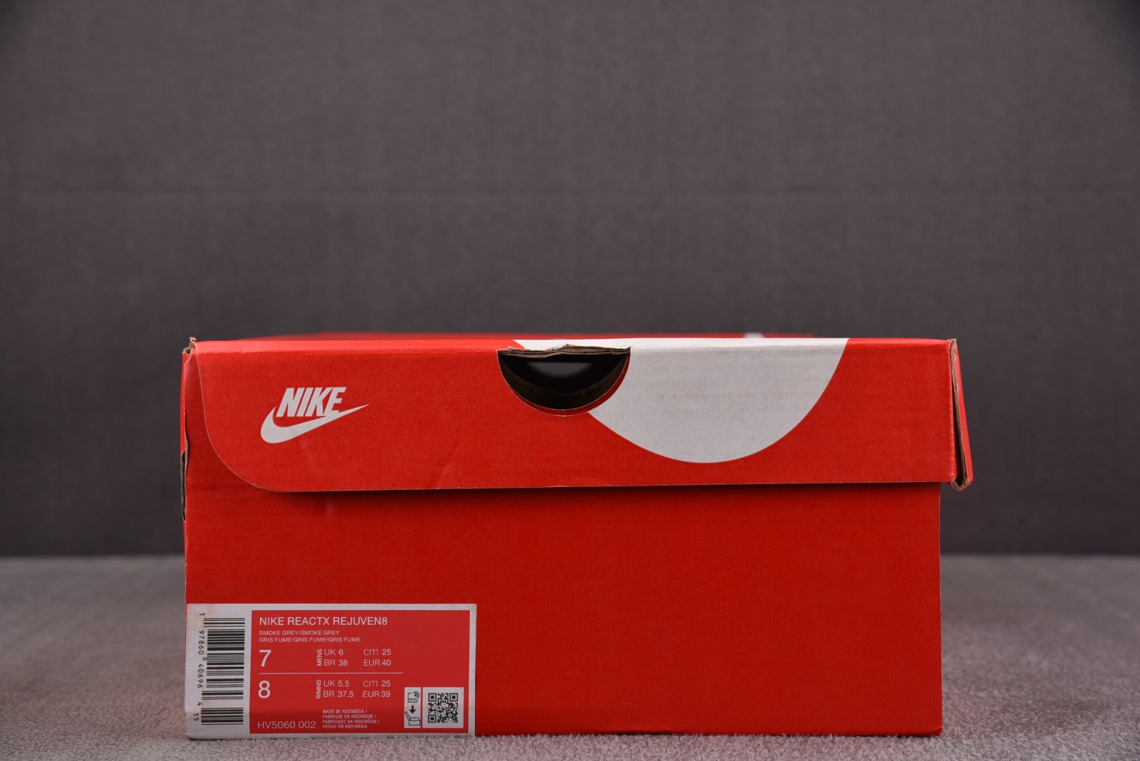 洞洞鞋 尺码36-49.5

纯原出品-ReactX Rejuven8 Smoke Grey 烟灰 HV