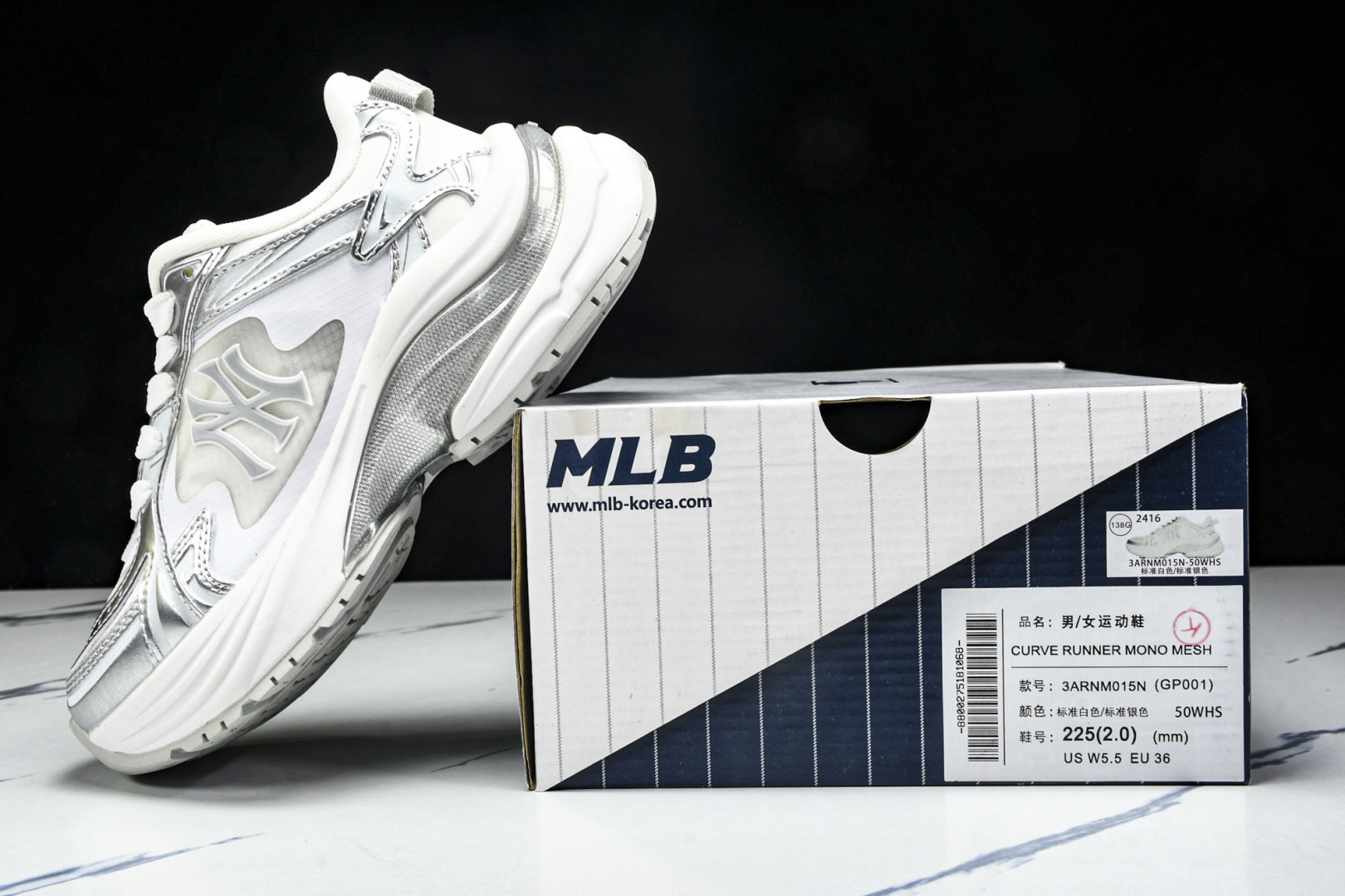MLB 尺码35-45

纯原版出品-NY MLB Cargo Chunky 纽约洋基队 透气休闲运动鞋