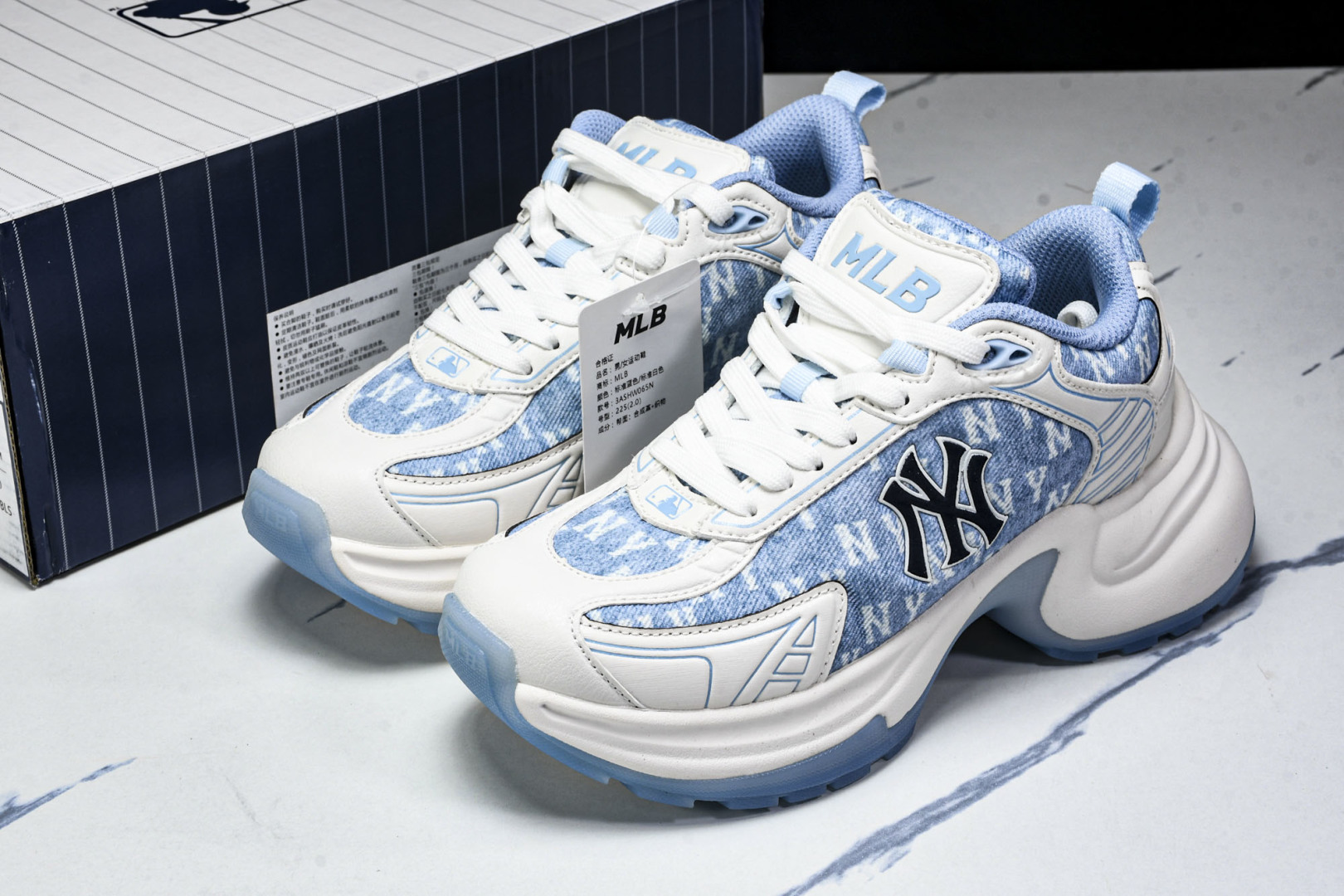 MLB 尺码35-45

纯原版出品-NY MLB XLG Chunky 纽约洋基队 透气休闲运动鞋 3