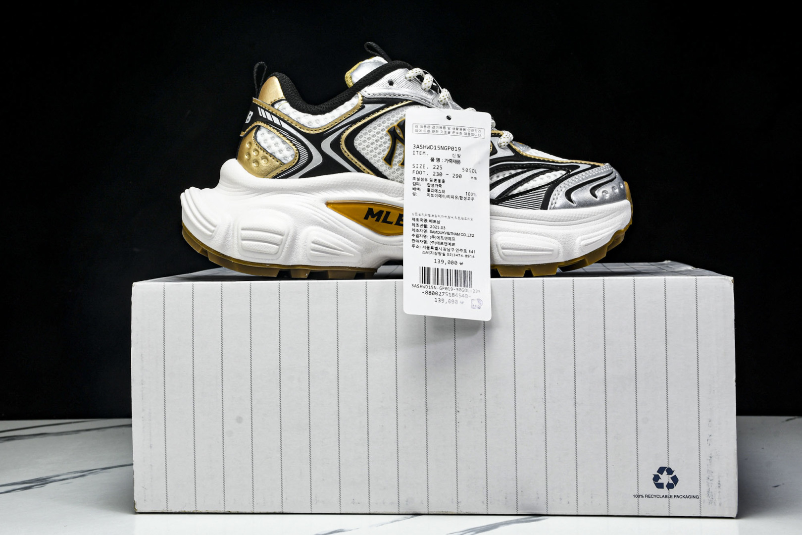 MLB 尺码35-45

纯原出品-MLB Winner Chunky 赛博老爹鞋 白银金 3ASHWD