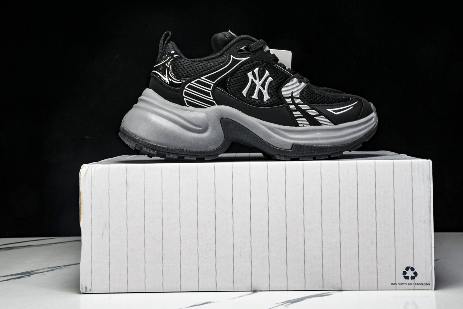 MLB 尺码35-45

纯原出品-MLB XLG CHUNKY 百搭舒适休闲潮流运动厚底增高防滑耐磨 