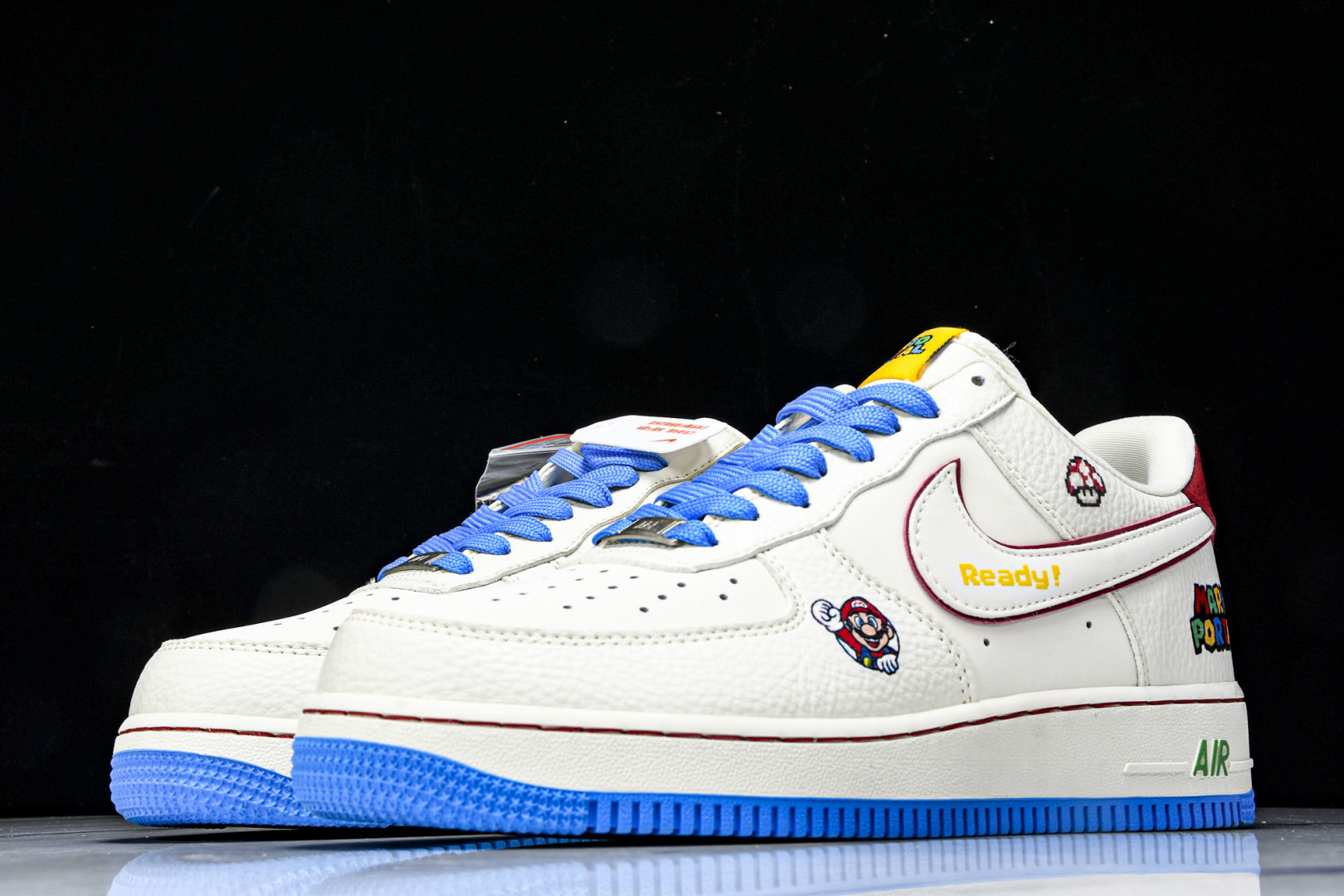 AF1空军 尺码36-45

纯原出品-Air Force 1'07 Low 马里奥联名 白蓝彩 空军一