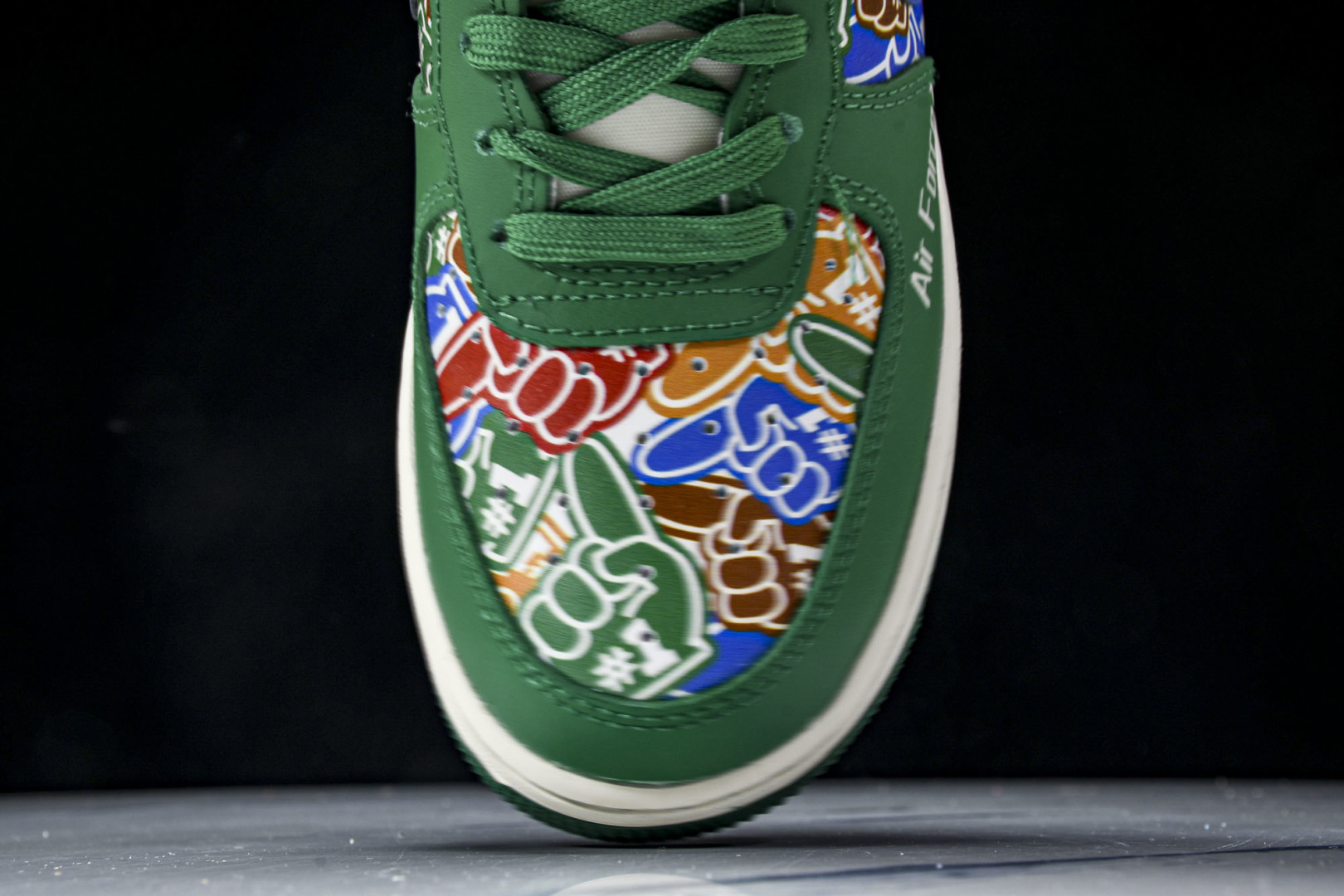 AF1 空军 尺码36-45

纯原出品-Air Force 1'07 Low 联名 双拼绿蓝勾 空军一