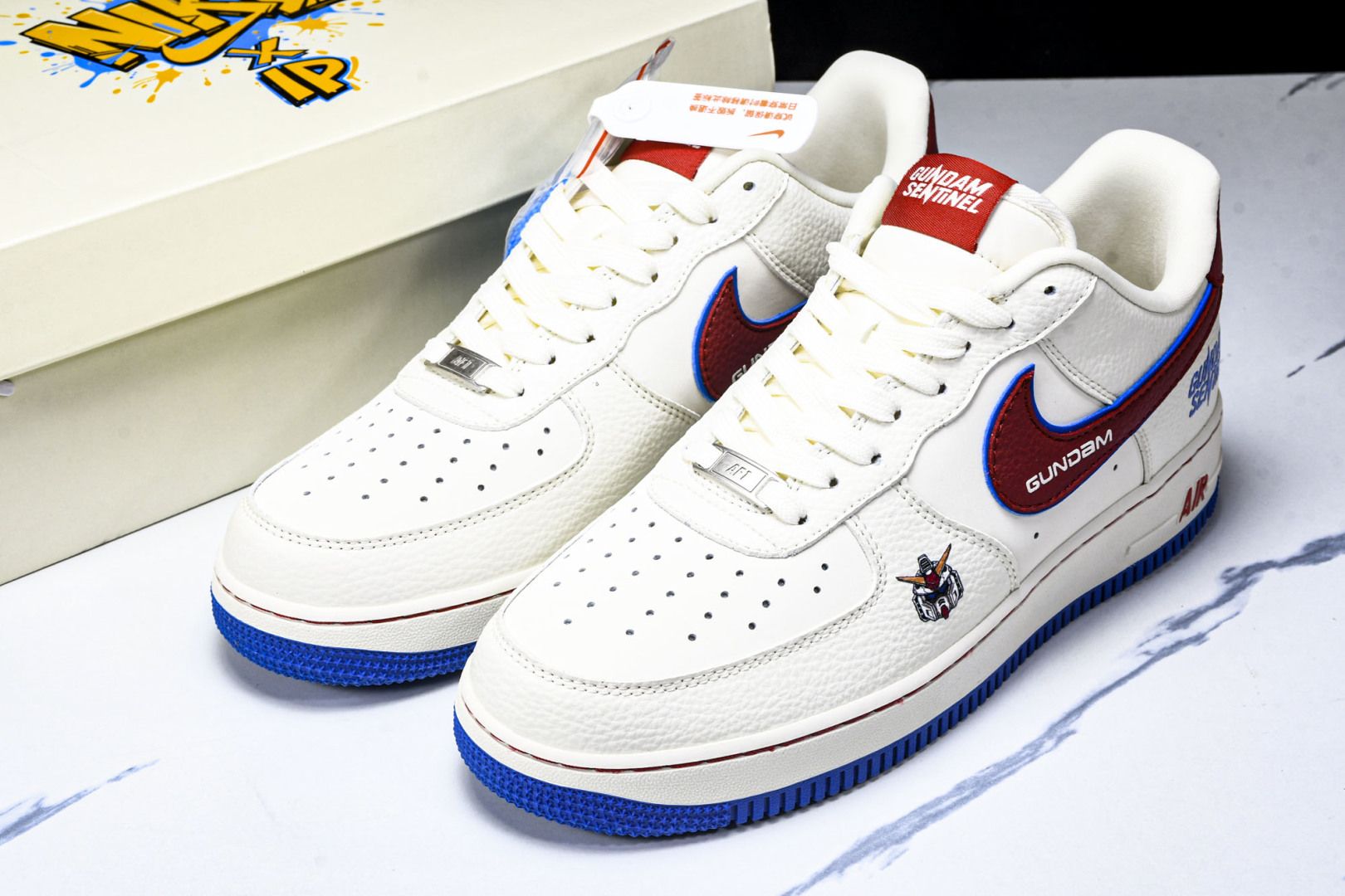AF1 空军 尺码36-45

纯原出品- Air Force 1'07 Low 万代联名 白红蓝 空军