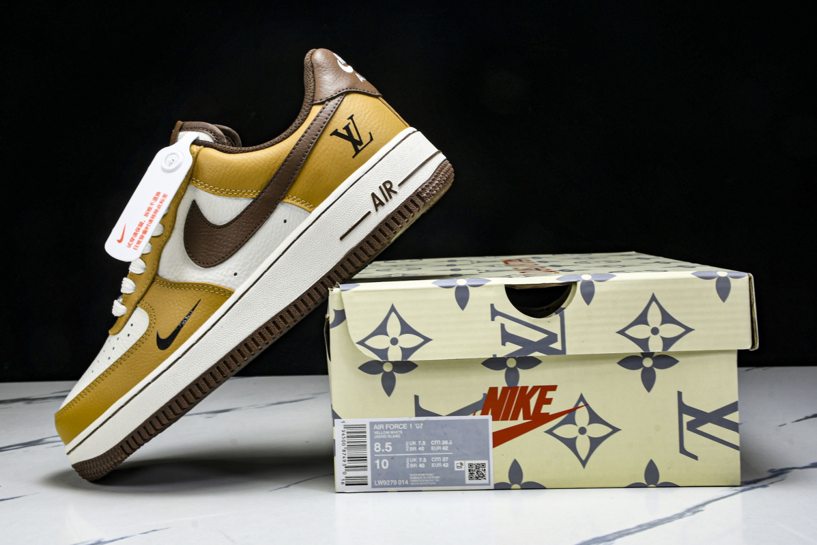 AF1 空军 尺码36-45

纯原出品-Air Force 1'07 Low LV联名 琥珀棕黄 空军