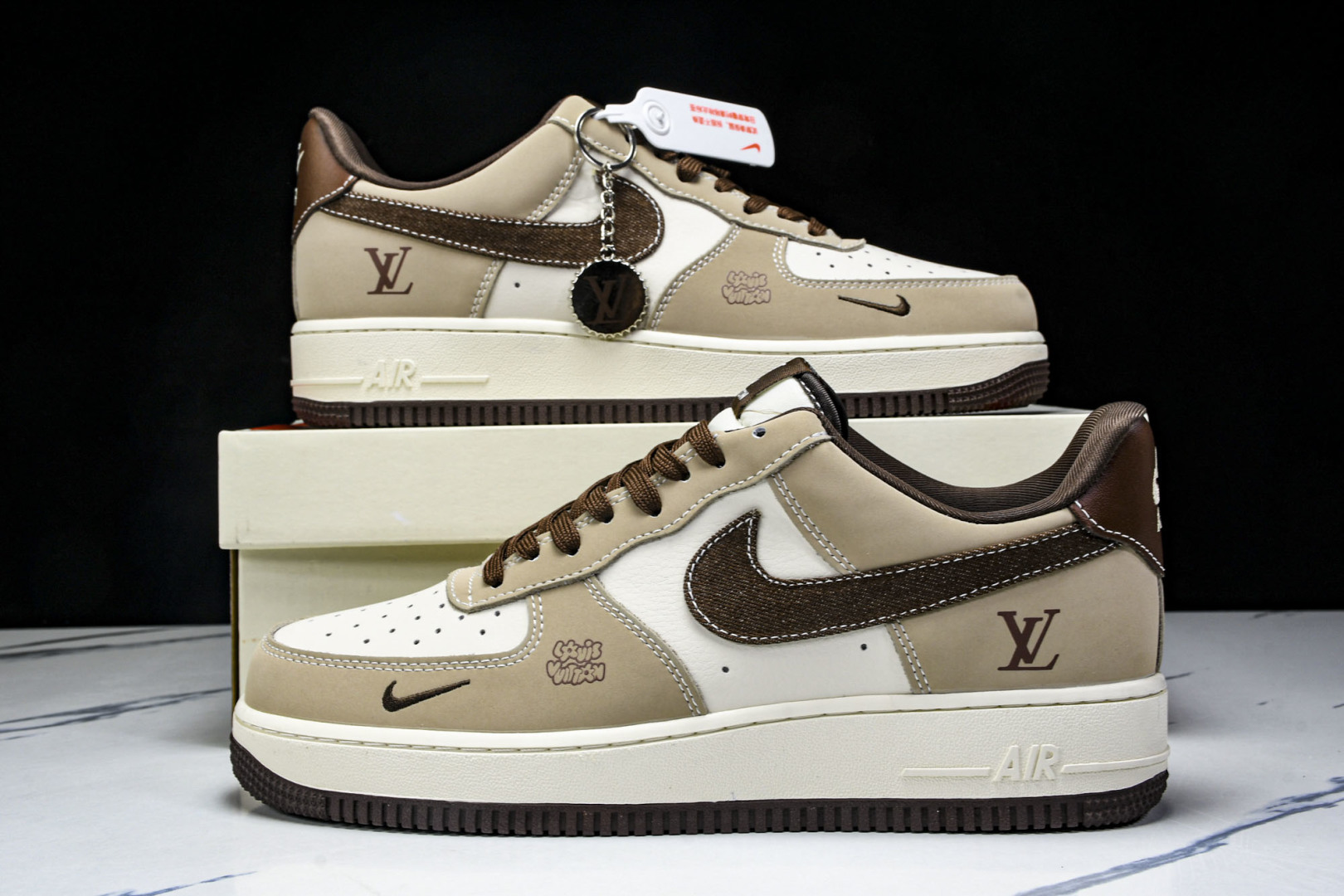 AF1 空军 尺码36-45

纯原出品-Air Force 1'07 Low LV联名 棕布勾 空军一