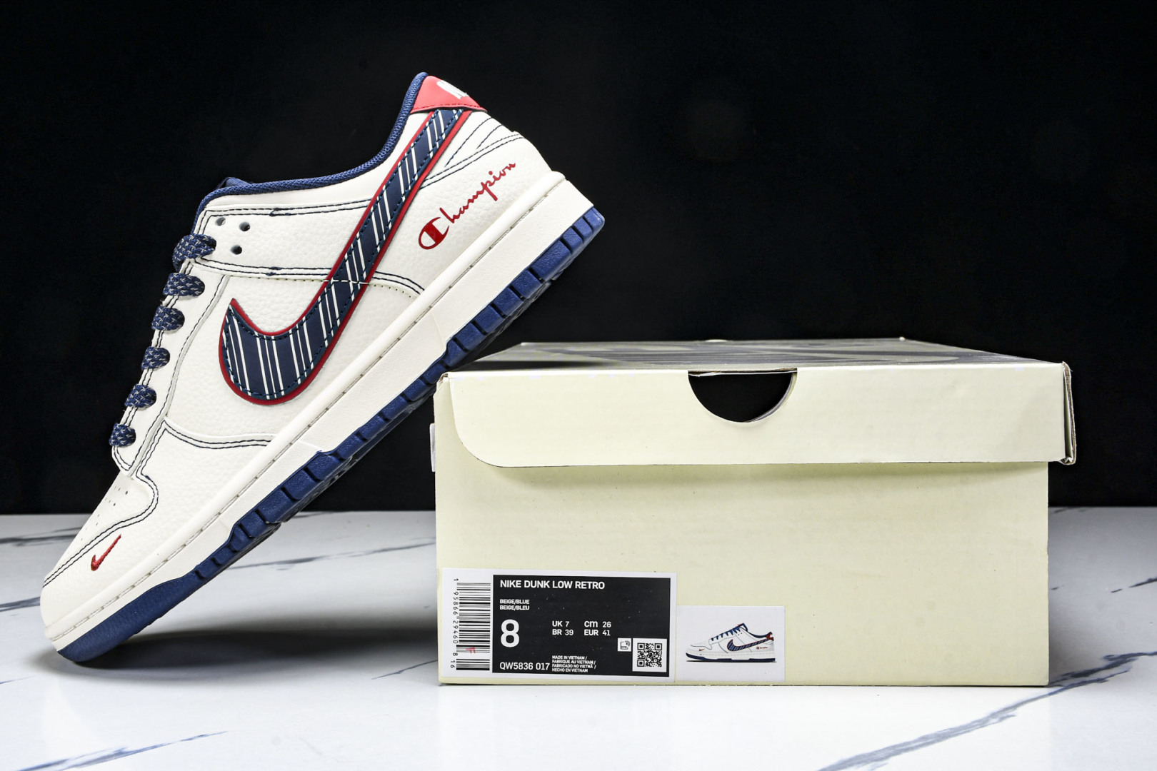 Dunk 尺码36-45

纯原出品-SB Dunk Low 冠军联名 米蓝红 周年高端定制 低帮休闲板