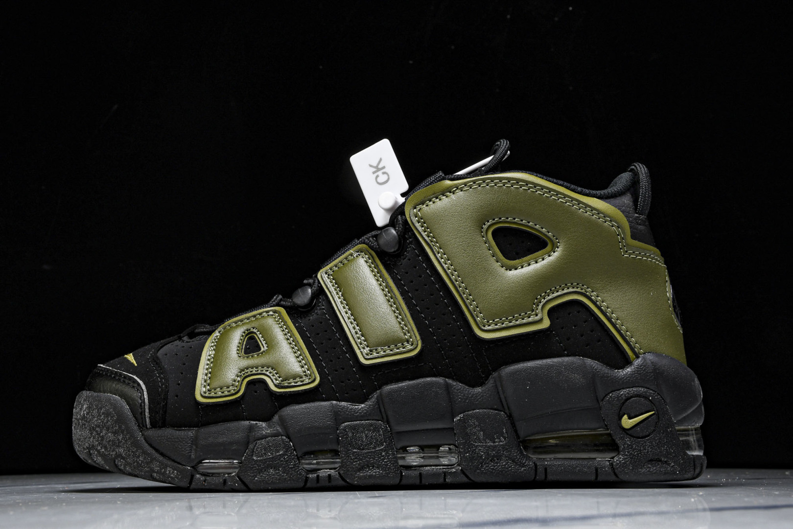  NK Air More Uptempo '96(GS) 大Air皮蓬 黑军绿 DH8011 001 尺