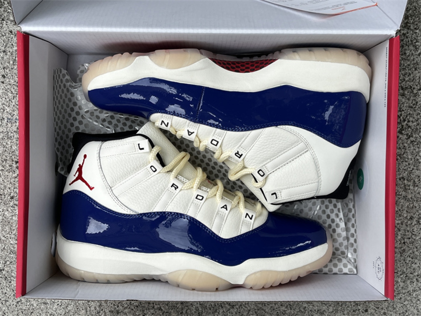  纯原版 Air Jordan 11 “Rare Air”复刻 珍贵空气 白蓝 货号：IH0296-40