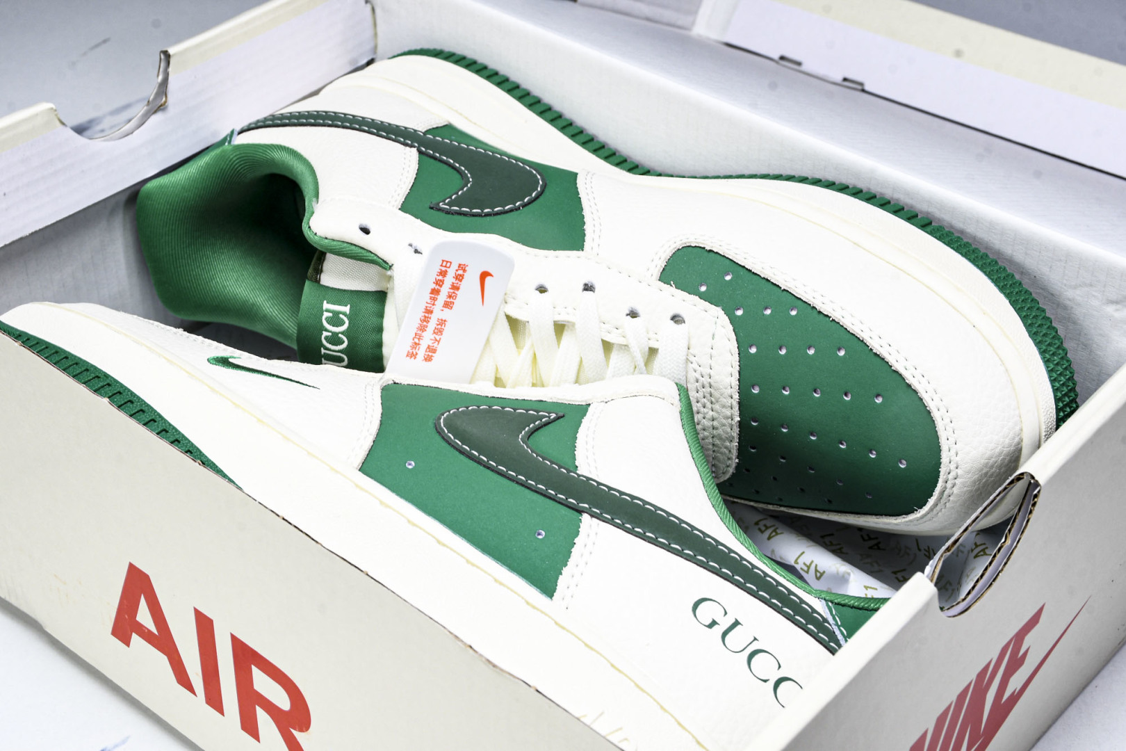 AF1 空军 尺码36-45

纯原版出品-Air Force 1'07 Low 古驰联名 米绿底 空军