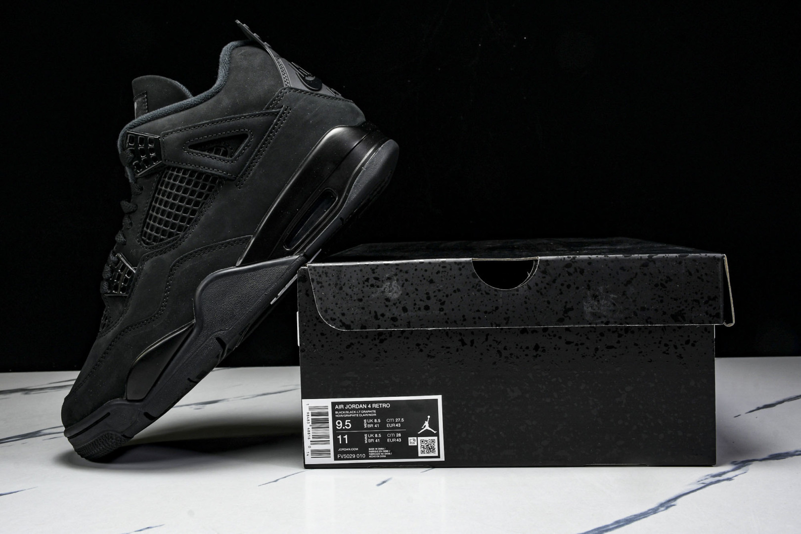 AJ4头层 尺码40-50.5

纯原版出品-Air Jordan 4 Retro Black Cat 