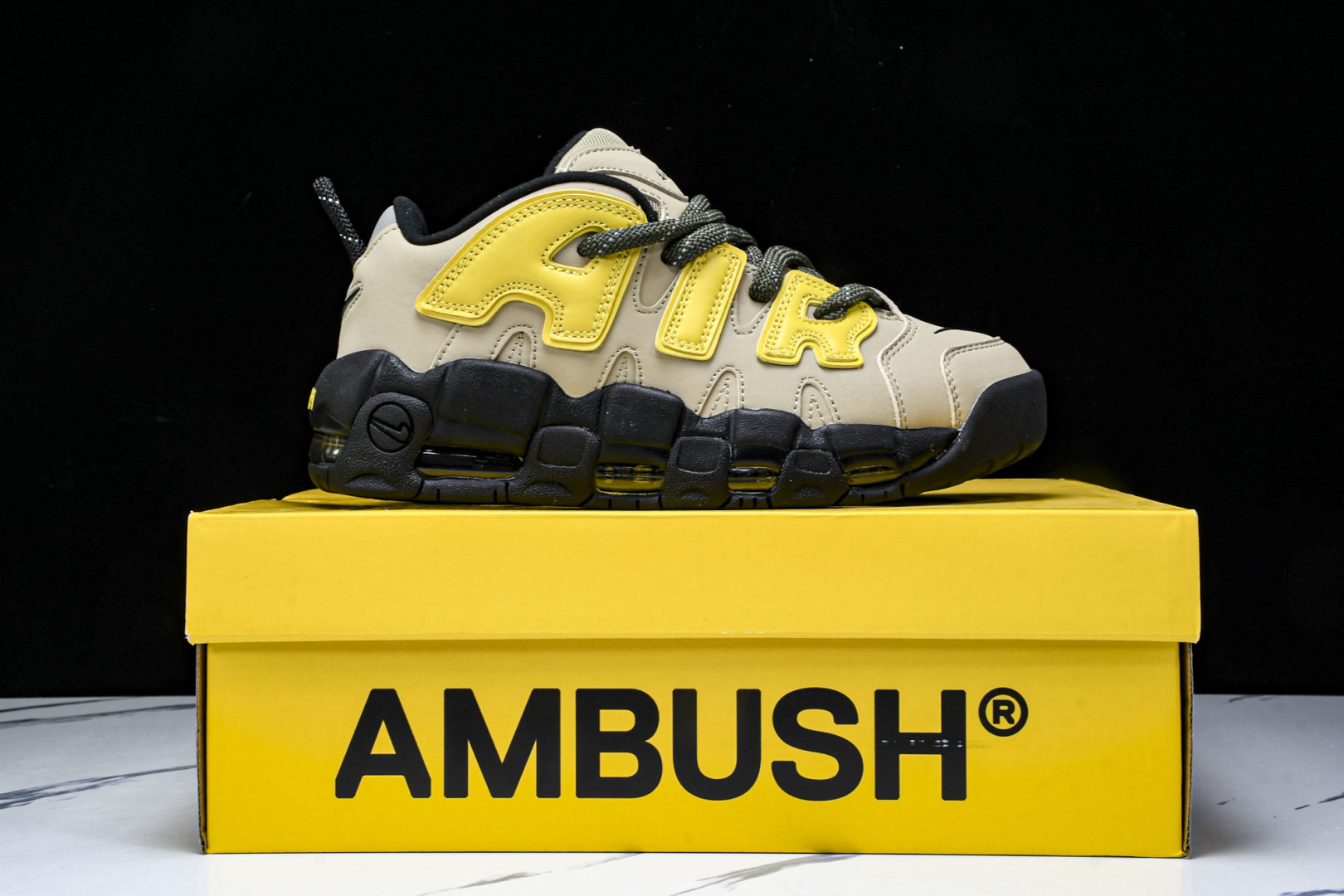  NKAmbush x Nk Air More Uptempo Low 联名款 大Air皮蓬 沙漠联 F