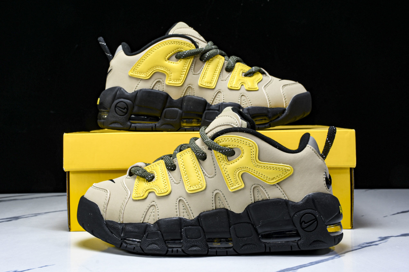 NKAmbush x Nk Air More Uptempo Low 联名款 大Air皮蓬 沙漠联 F