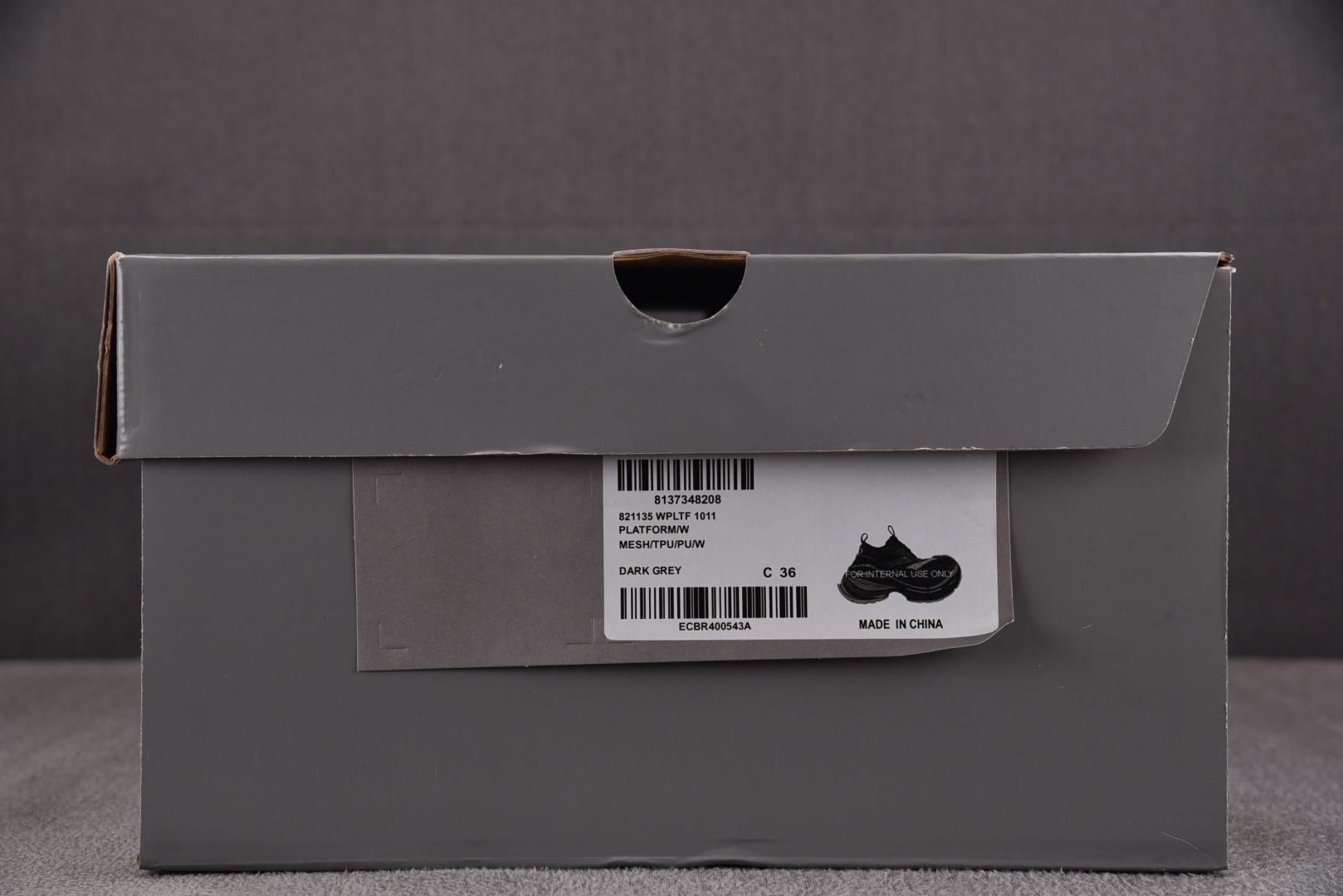 巴黎 尺码35-46

纯原版出品-Balenciaga Platform Dark Grey 黑深灰 