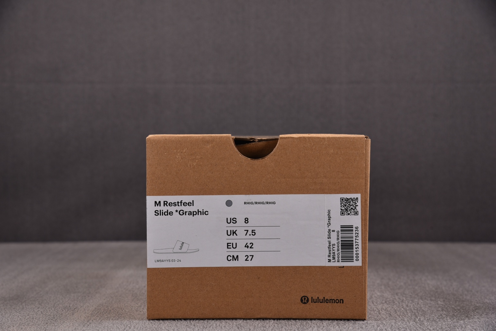 Lulu拖 尺码35.5-48

纯原版出品-Lululemon Restfeel Slide 灰色 Y