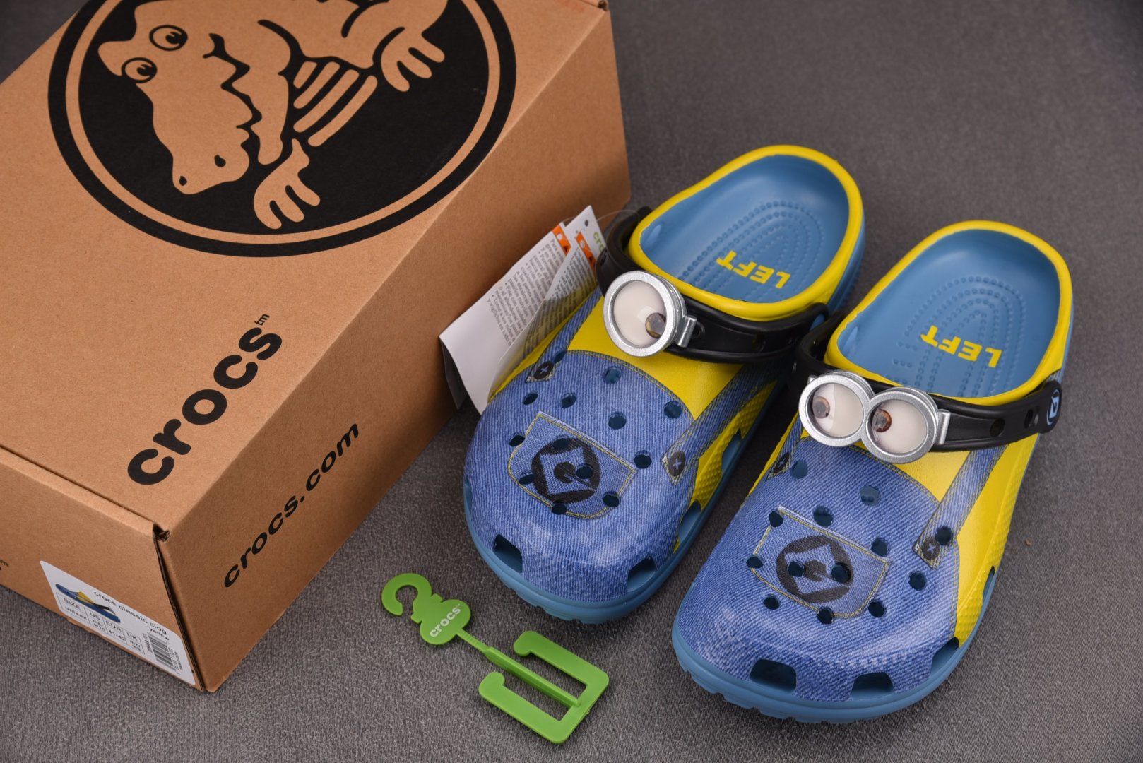  Crocs Classic Clog 小黄人限定 蓝黄 尺码：M4（36-37） M5（37-38） 