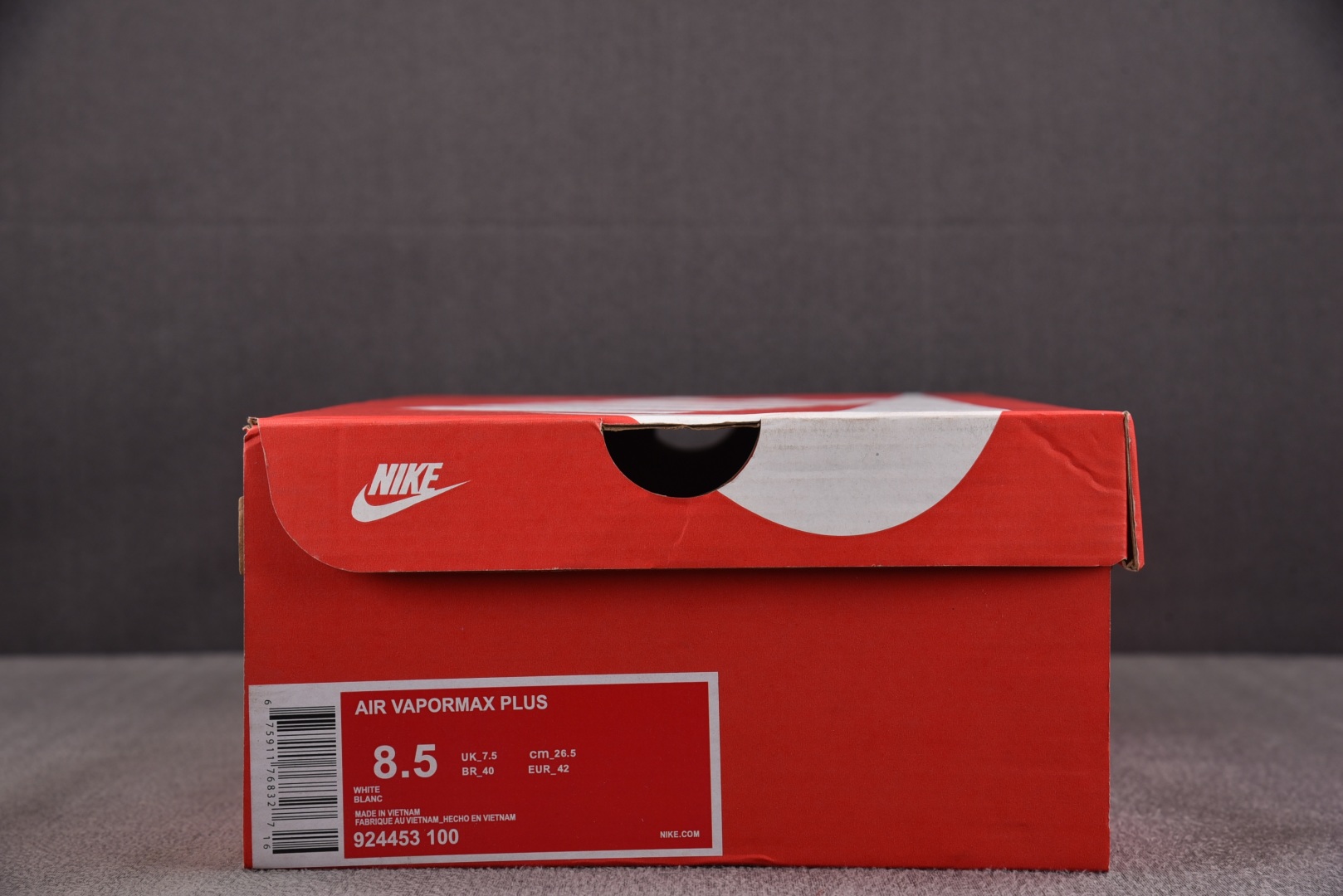  NK Air VaporMax Plus White 白色 -100 尺寸 39 40 40.5 41
