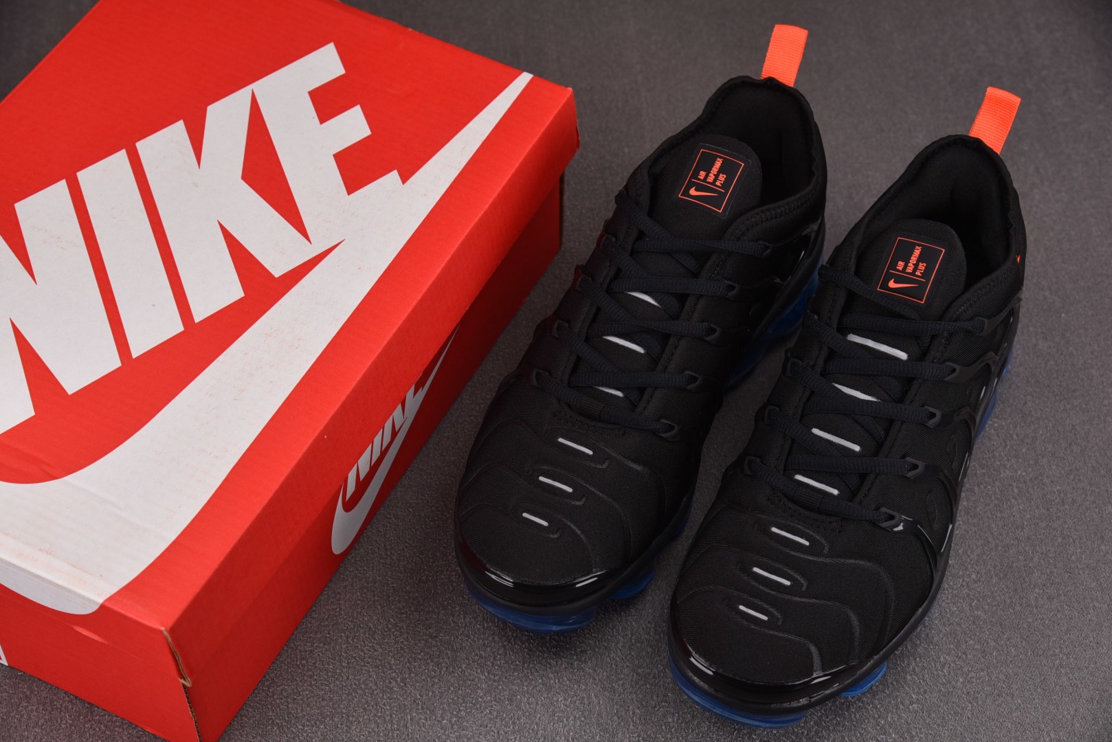  NK Air VaporMax Plus 黑蓝橙 DQ7626-001 尺寸 39 40 40.5 4