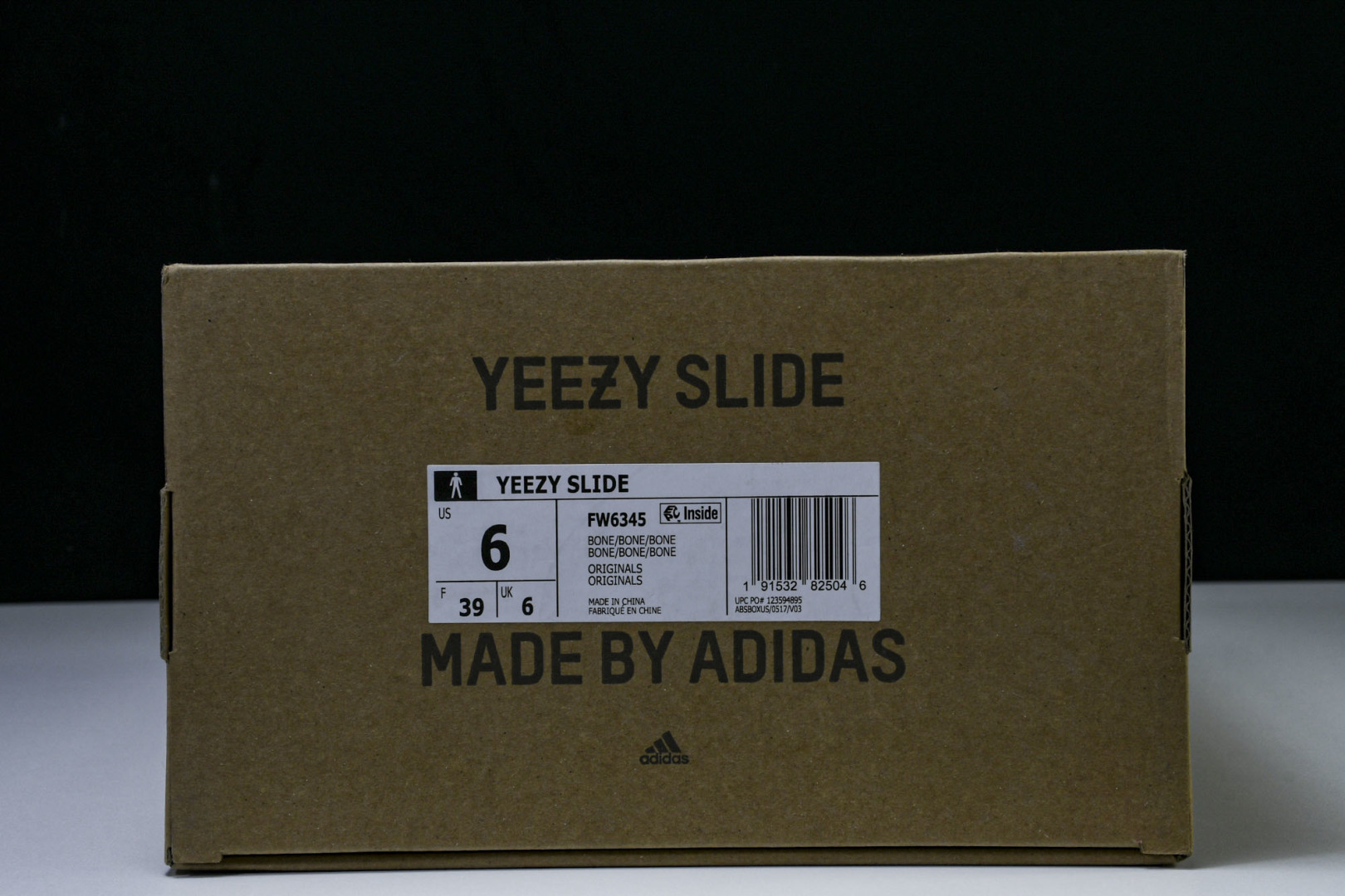  AD originals Yeezy Slide FW6345 尺寸 US4=36-37 US5=38