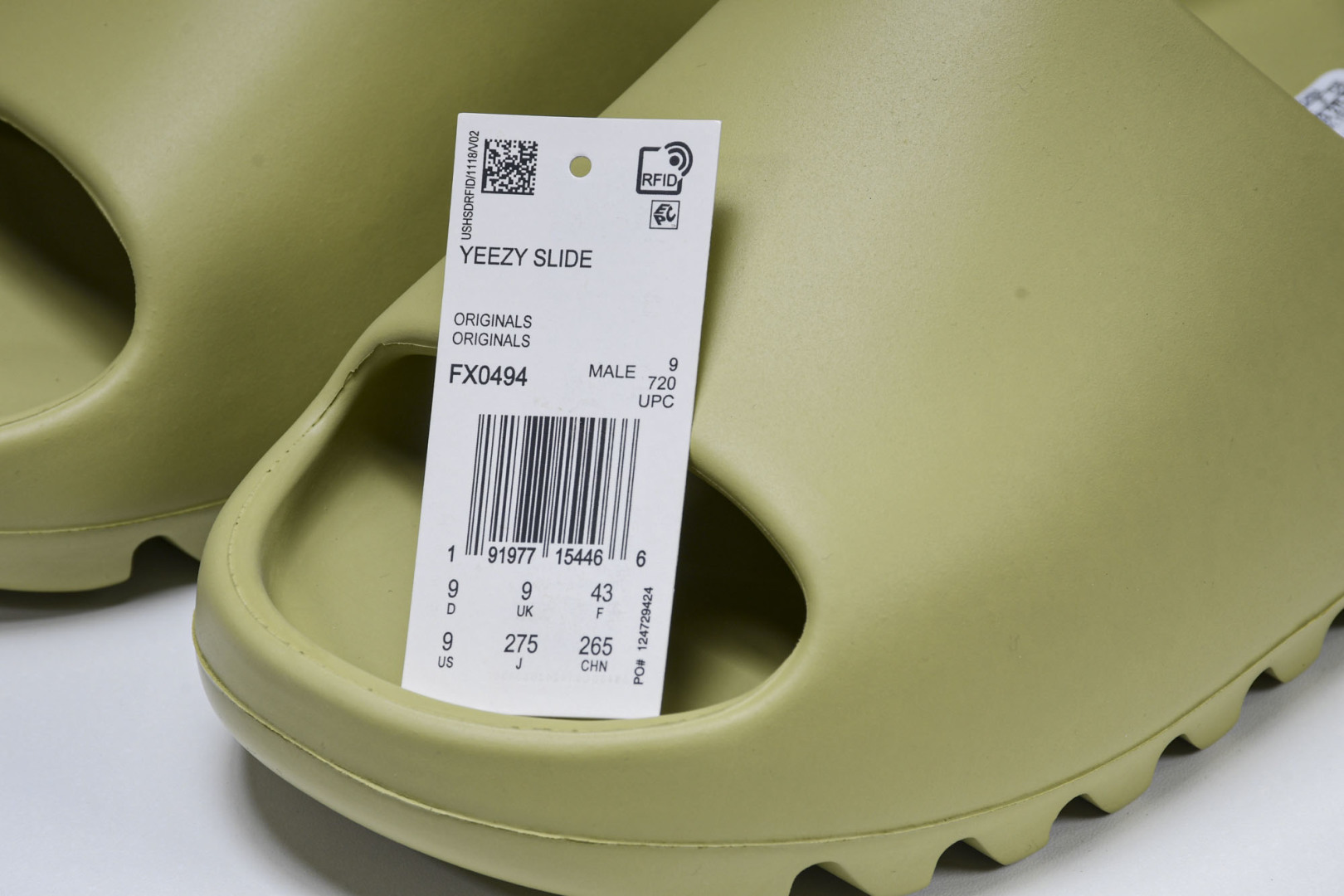  AD originals Yeezy Slide FX0494 尺寸 US4=36-37 US5=38
