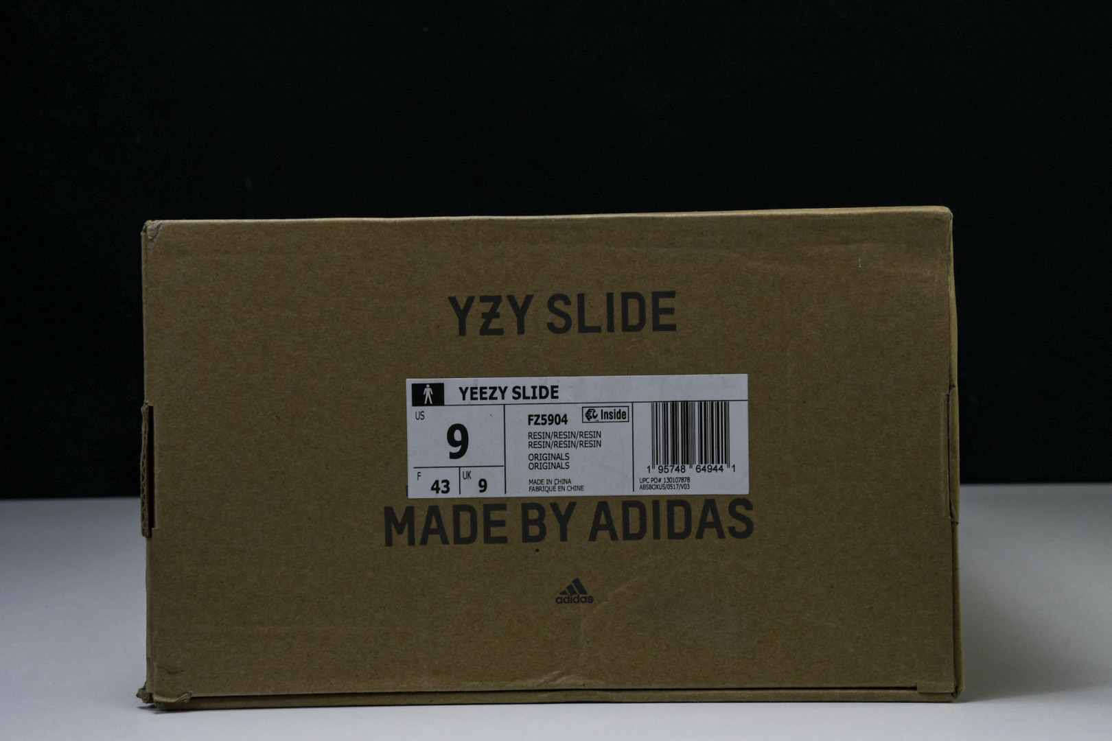  AD originals Yeezy Slide FZ5904 尺寸 US4=36-37 US5=38