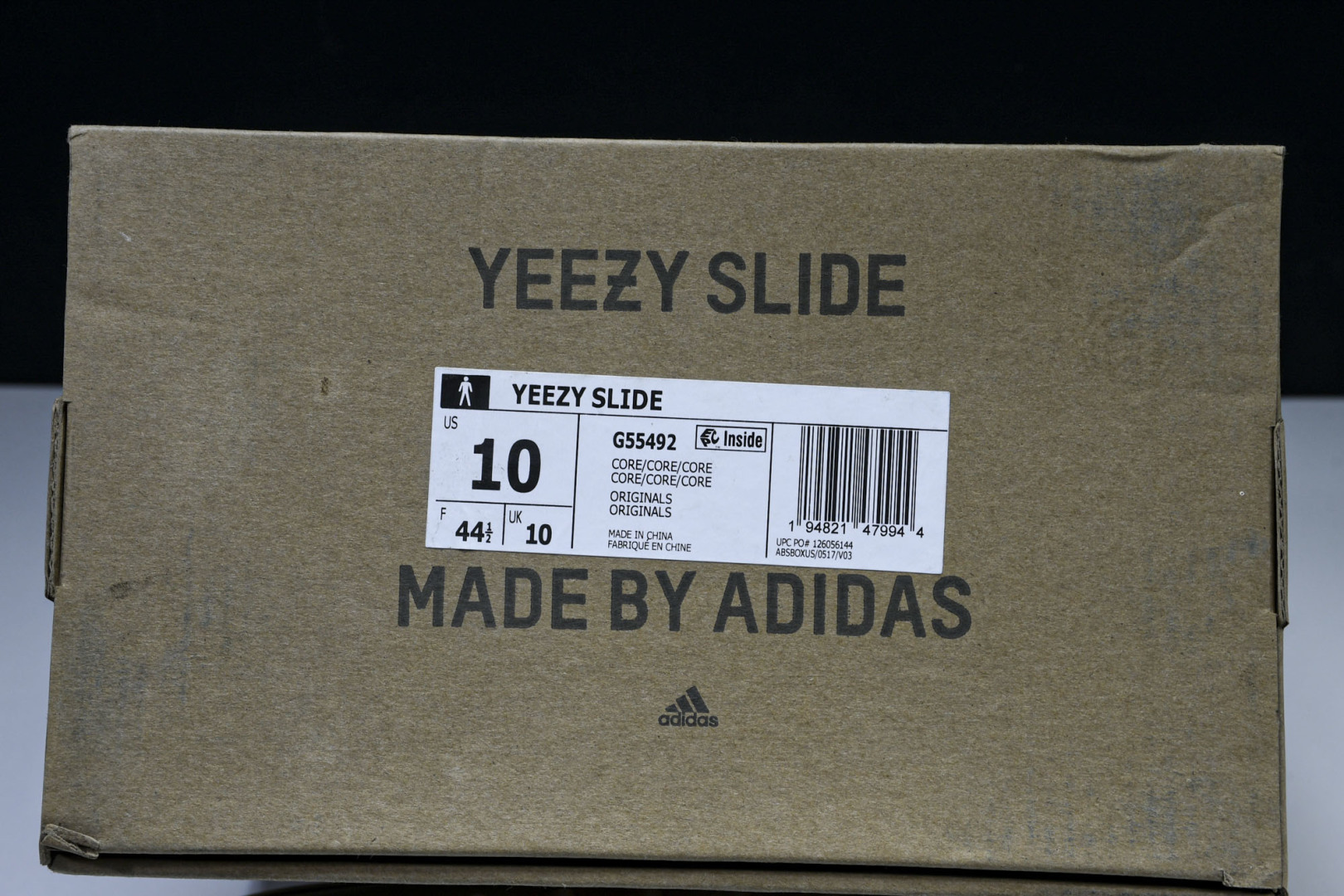  AD originals Yeezy Slide G55492 尺寸 US4=36-37 US5=38