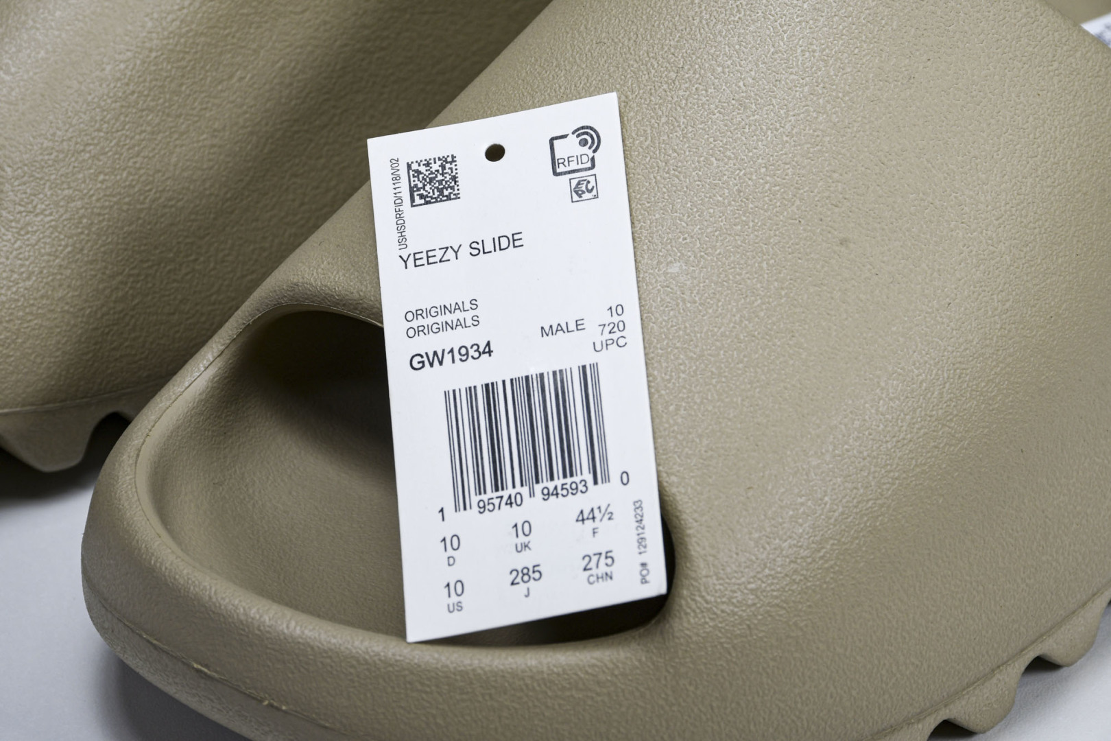  AD originals Yeezy Slide GW1934 尺寸 US4=36-37 US5=38