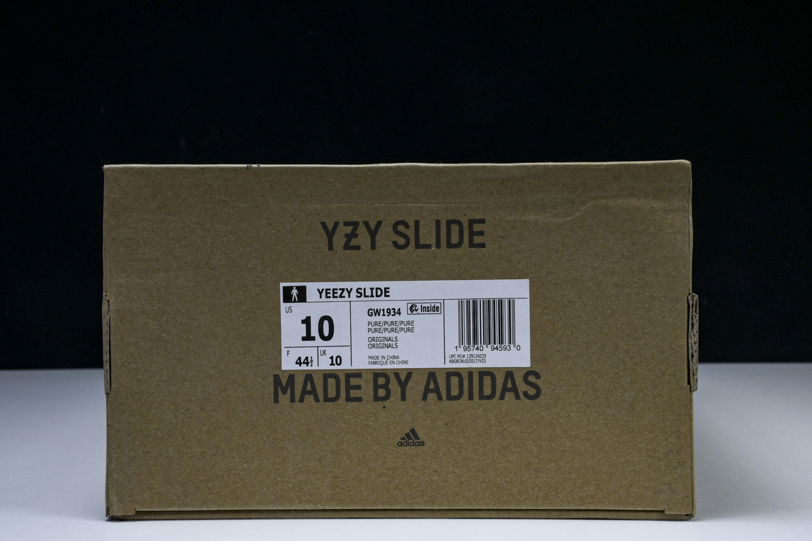  AD originals Yeezy Slide GW1934 尺寸 US4=36-37 US5=38