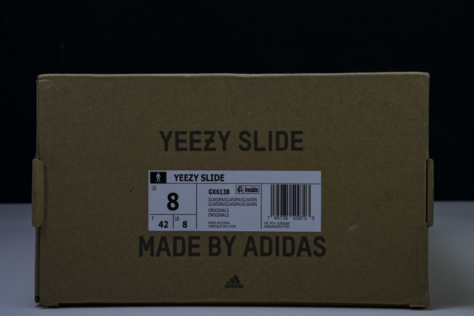  AD originals Yeezy Slide GX6138 尺寸 US4=36-37 US5=38