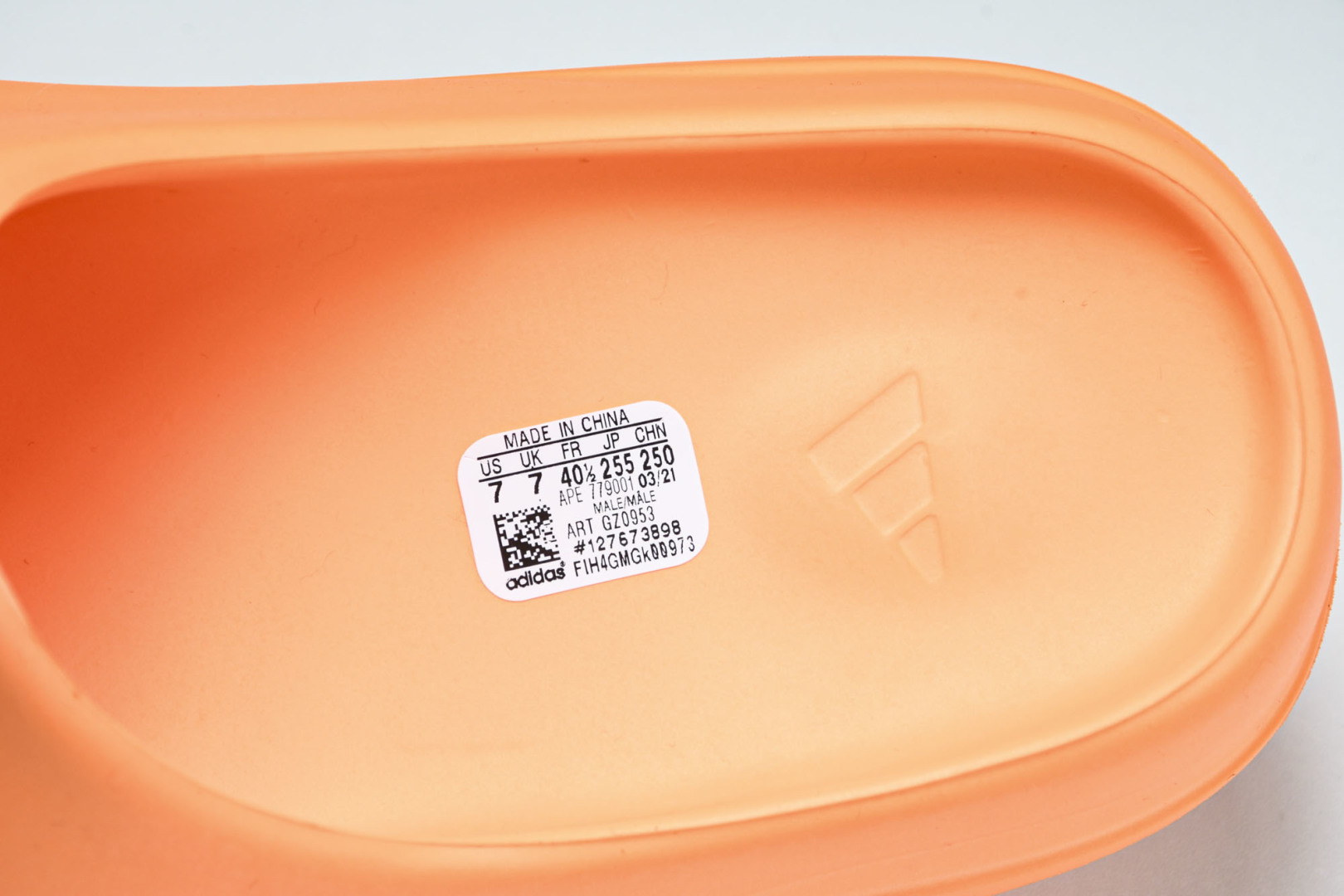  AD originals Yeezy Slide GZ0953 尺寸 US4=36-37 US5=38
