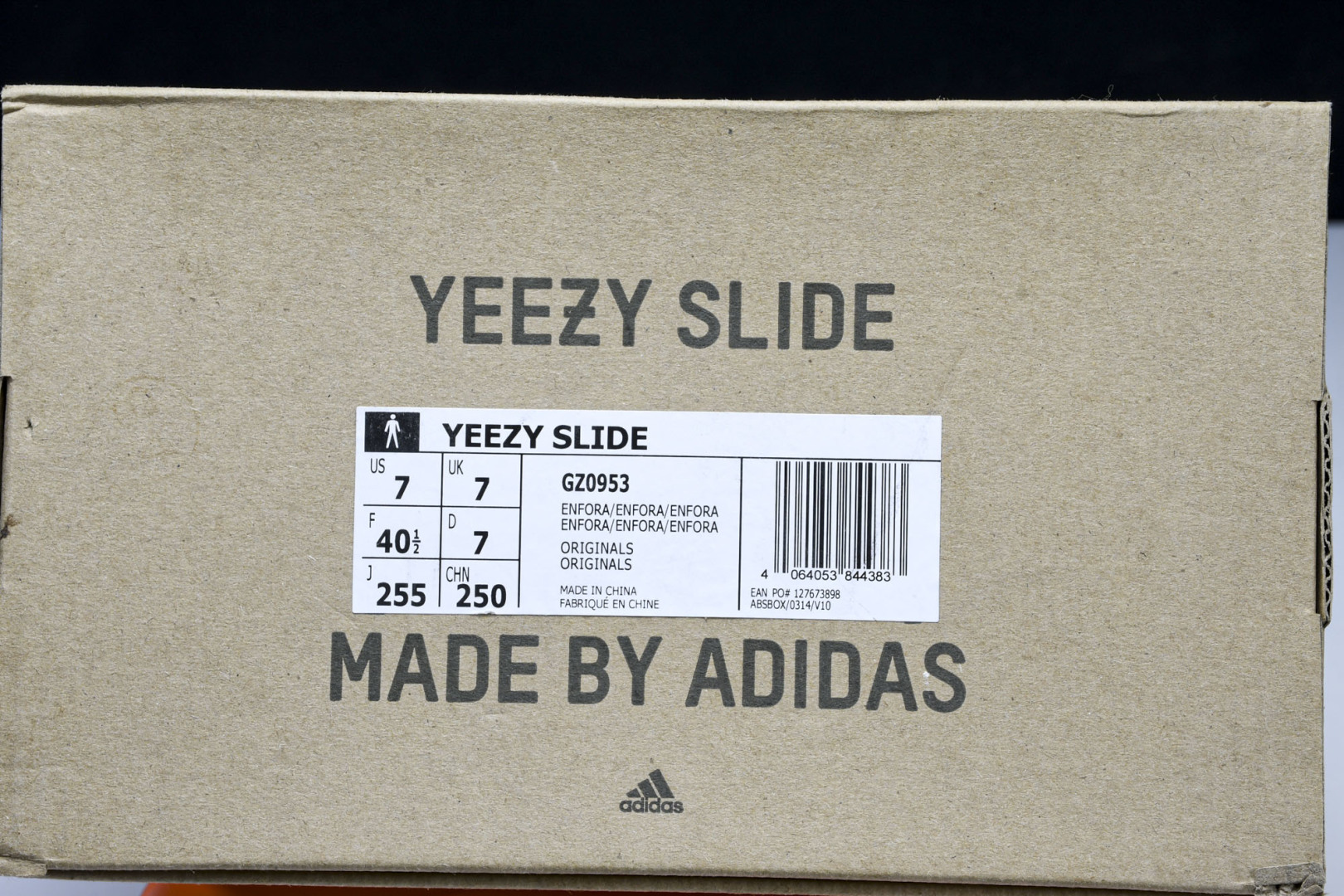 AD originals Yeezy Slide GZ0953 尺寸 US4=36-37 US5=38