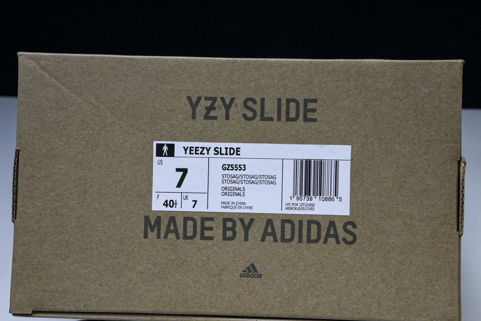  AD originals Yeezy Slide GZ5553 尺寸 US4=36-37 US5=38