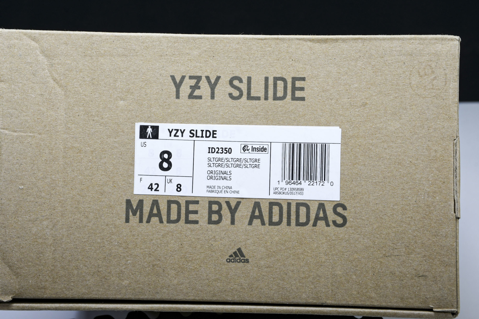  AD originals Yeezy Slide ID2350 尺寸 US4=36-37 US5=38