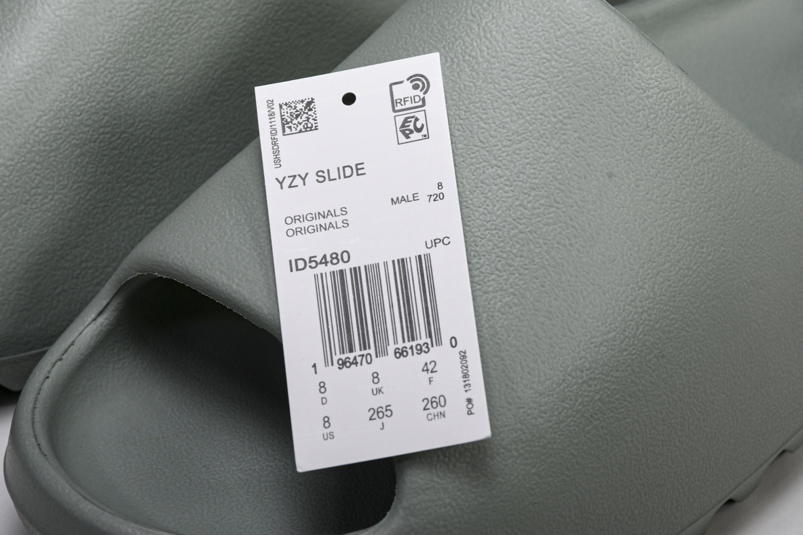  AD originals Yeezy Slide ID5480 尺寸 US4=36-37 US5=38