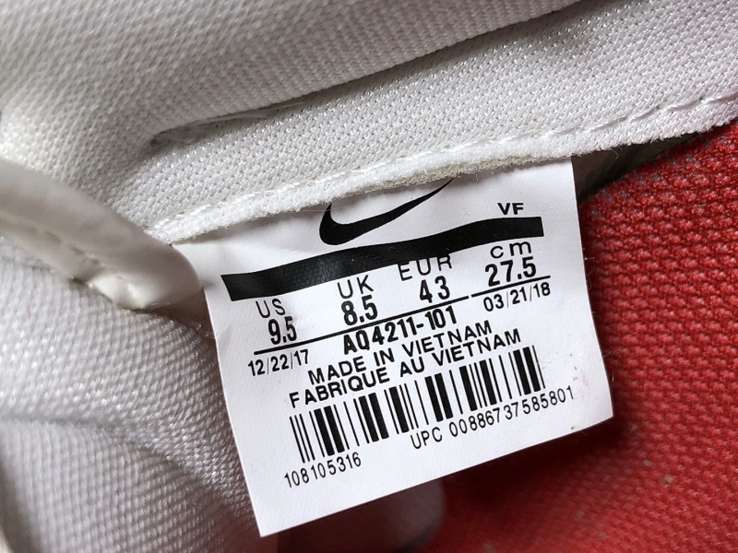 AF1米白银钩 尺码：40-47.5 (无40.5)

纯原版出品-外贸-Air Force 1 Low