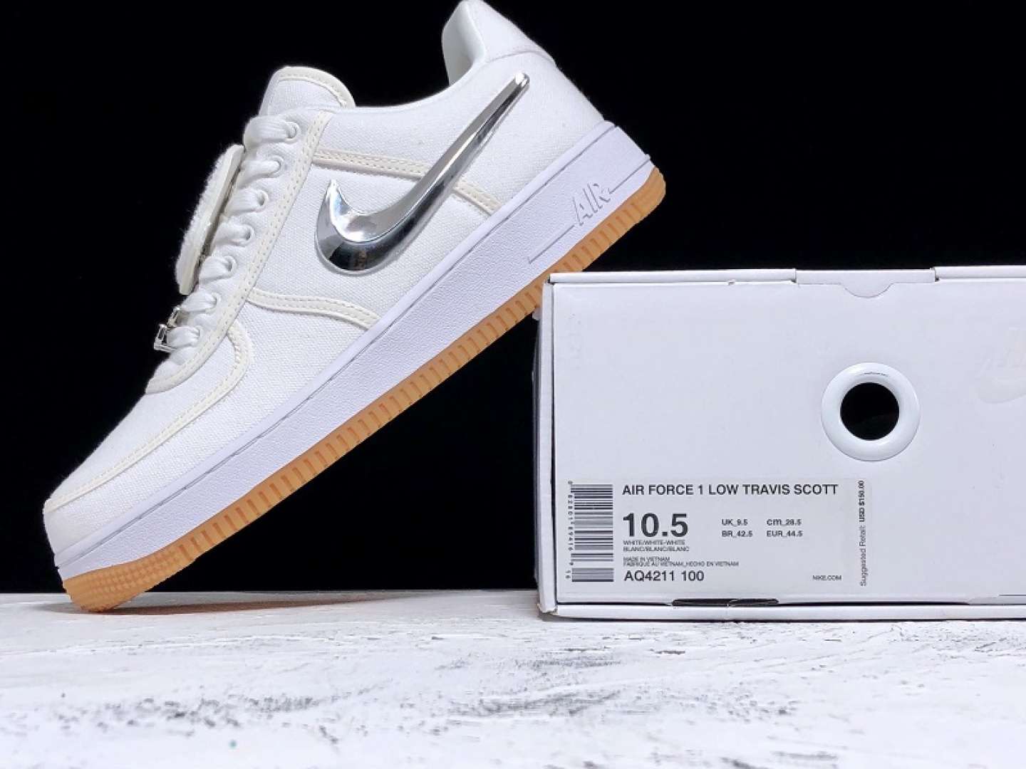 AF1米白银钩 尺码：40-47.5 (无40.5)

纯原版出品-外贸-Air Force 1 Low
