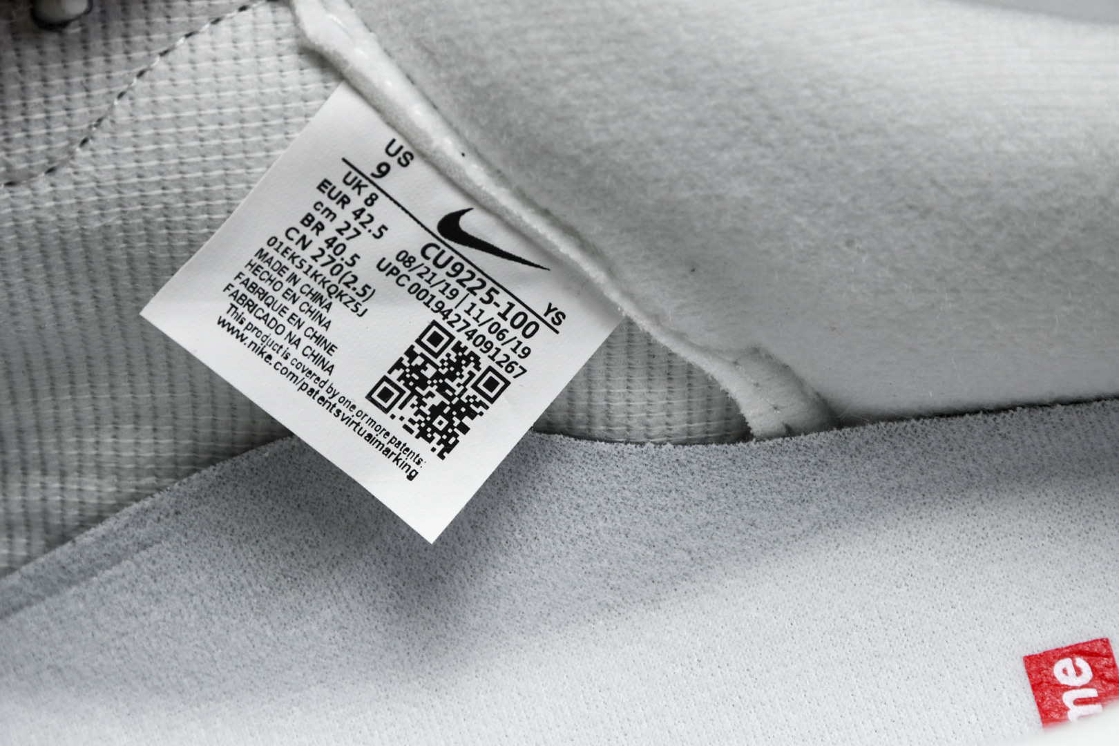 SuPreme白红 尺码36-47.5

纯原出品- SuPreme X NK AIR Force 1 