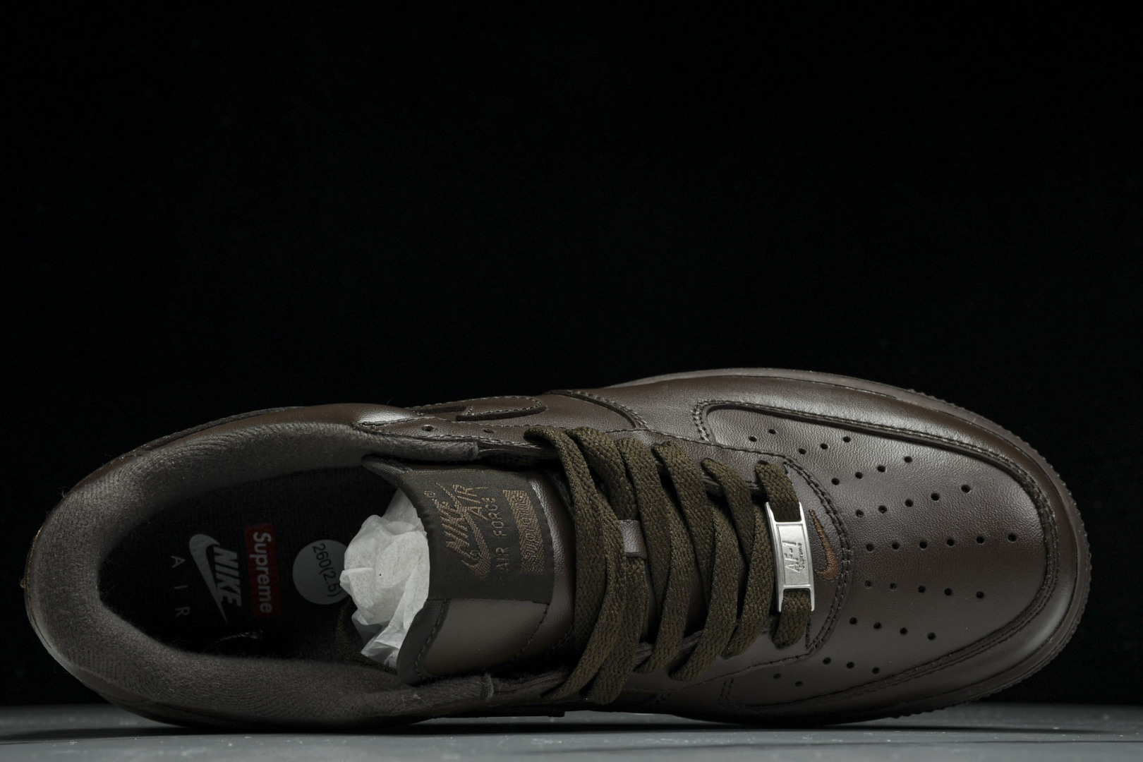 SuPreme酒红棕 尺码36-47.5

纯原出品-SuPreme x Nike Air Force 