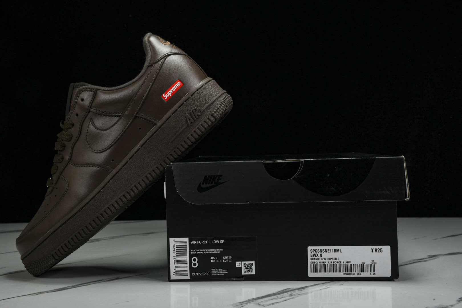 SuPreme酒红棕 尺码36-47.5

纯原出品-SuPreme x Nike Air Force 