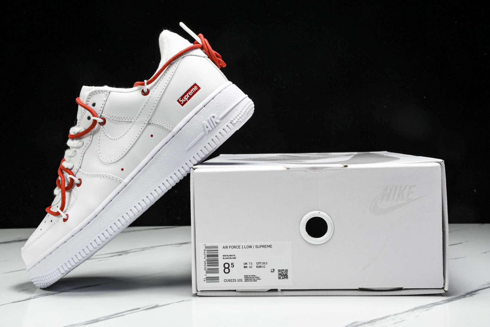 SuPreme白红 尺码36-47.5

纯原出品- SuPreme X NK AIR Force 1 