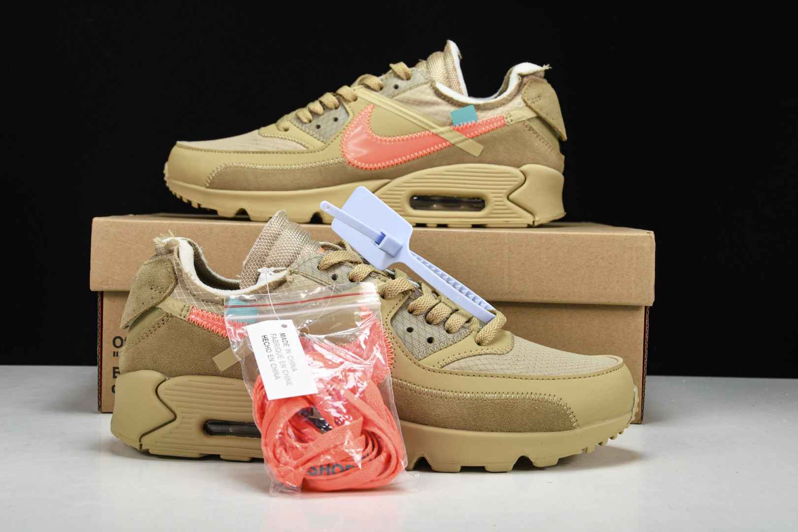 MAX90 尺码36-47.5

纯原出品-OW x NK Air Max 90 OW联名 沙漠黄 AA