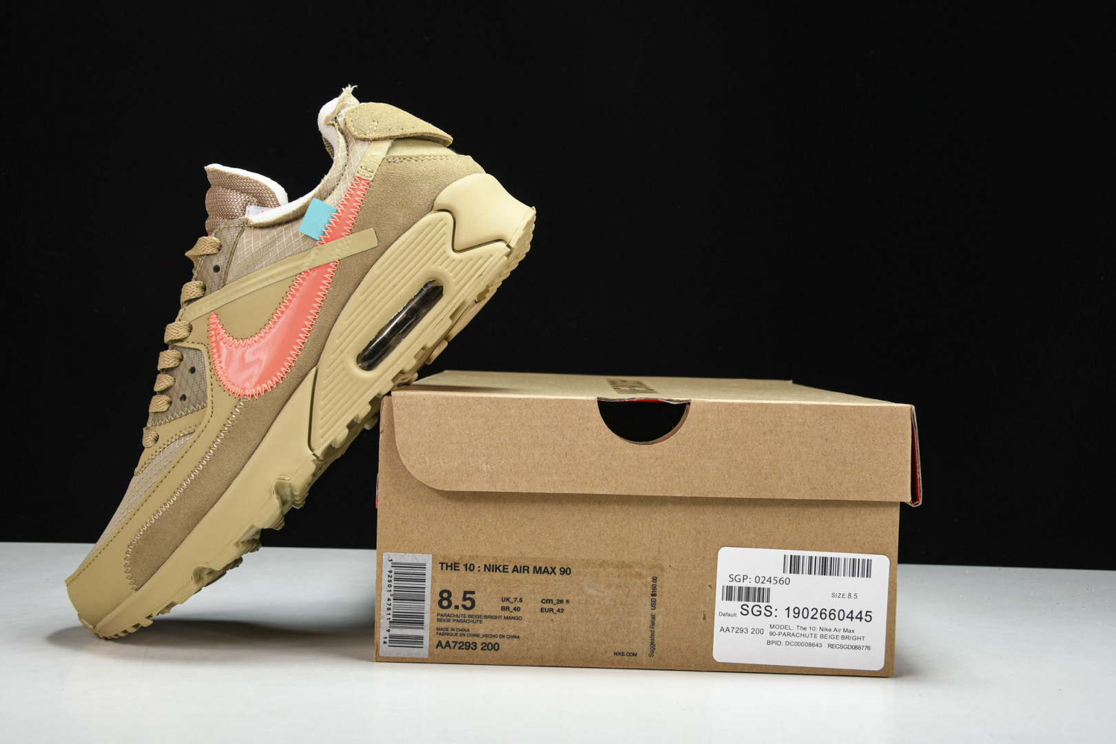 MAX90 尺码36-47.5

纯原出品-OW x NK Air Max 90 OW联名 沙漠黄 AA
