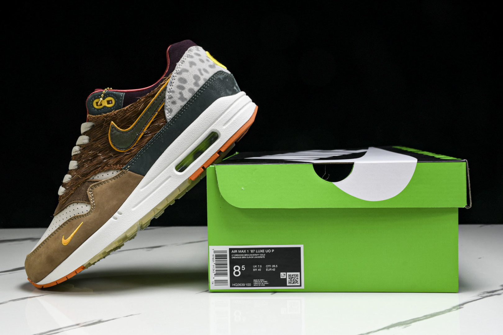 MAX 尺码36-47.5

纯原版出品-Air MAX 1 '87 LUXE UO P 棕褐色 HQ2