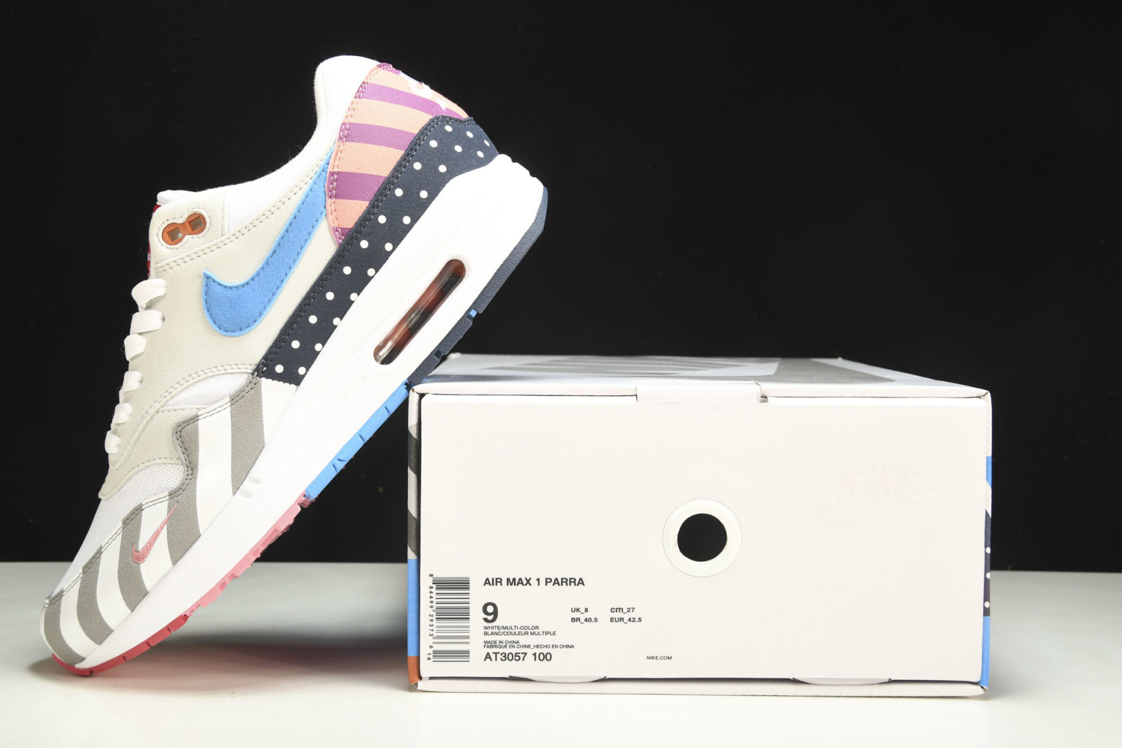 MAX 尺码36-47.5

纯原出品-Parra x NK Air Max 1 白粉拼接 AT3057