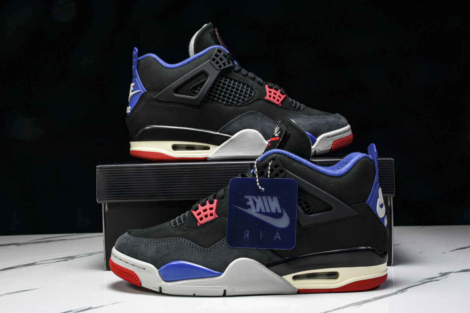 AJ4黑蓝 尺码40-47.5

纯原版出品-Air Jordan 4 Retro Rare Air 稀