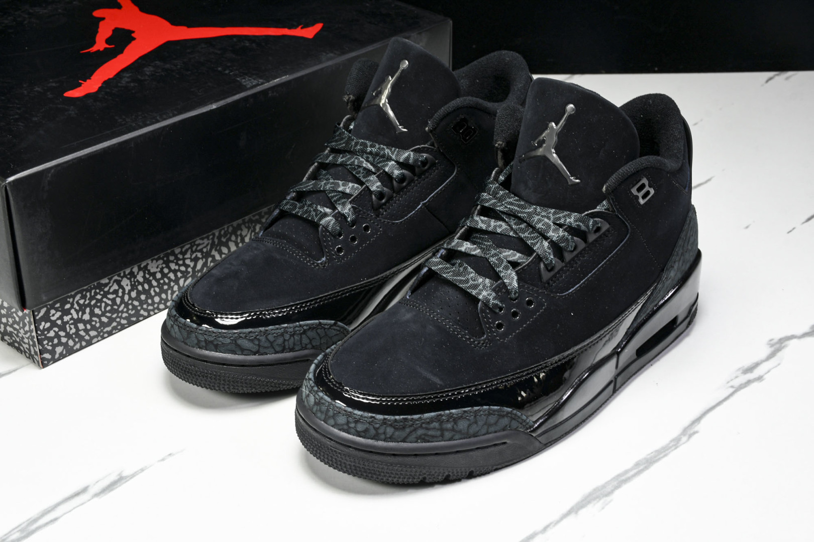 AJ3黑猫 尺码40.5-47.5

纯原版出品-Air Jordan 3 Retro Black Ca