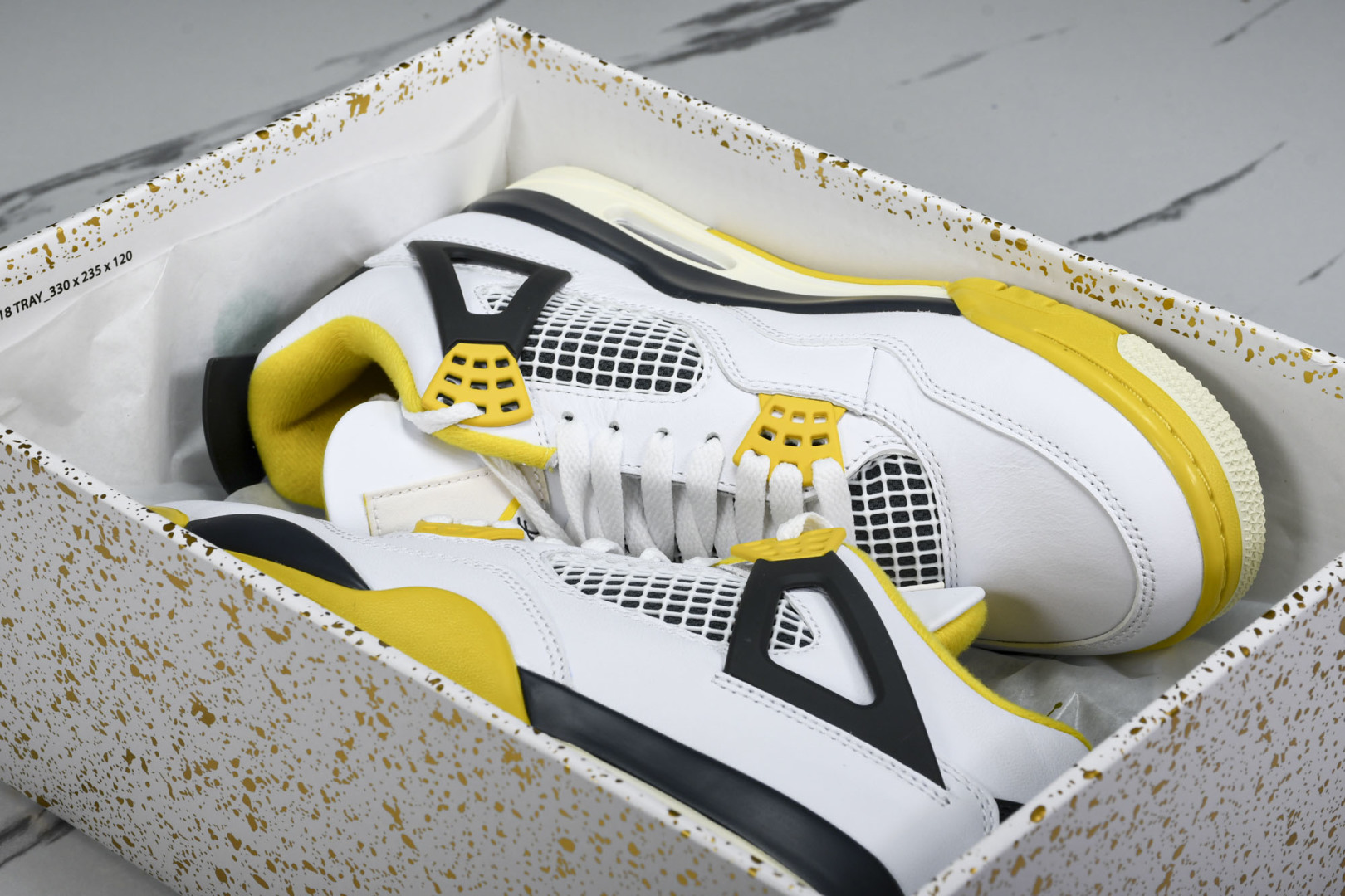 
【纯原】Air Jordan AJ4 Retro 白黄雷公 AQ9129-101-YZ005
尺码：4