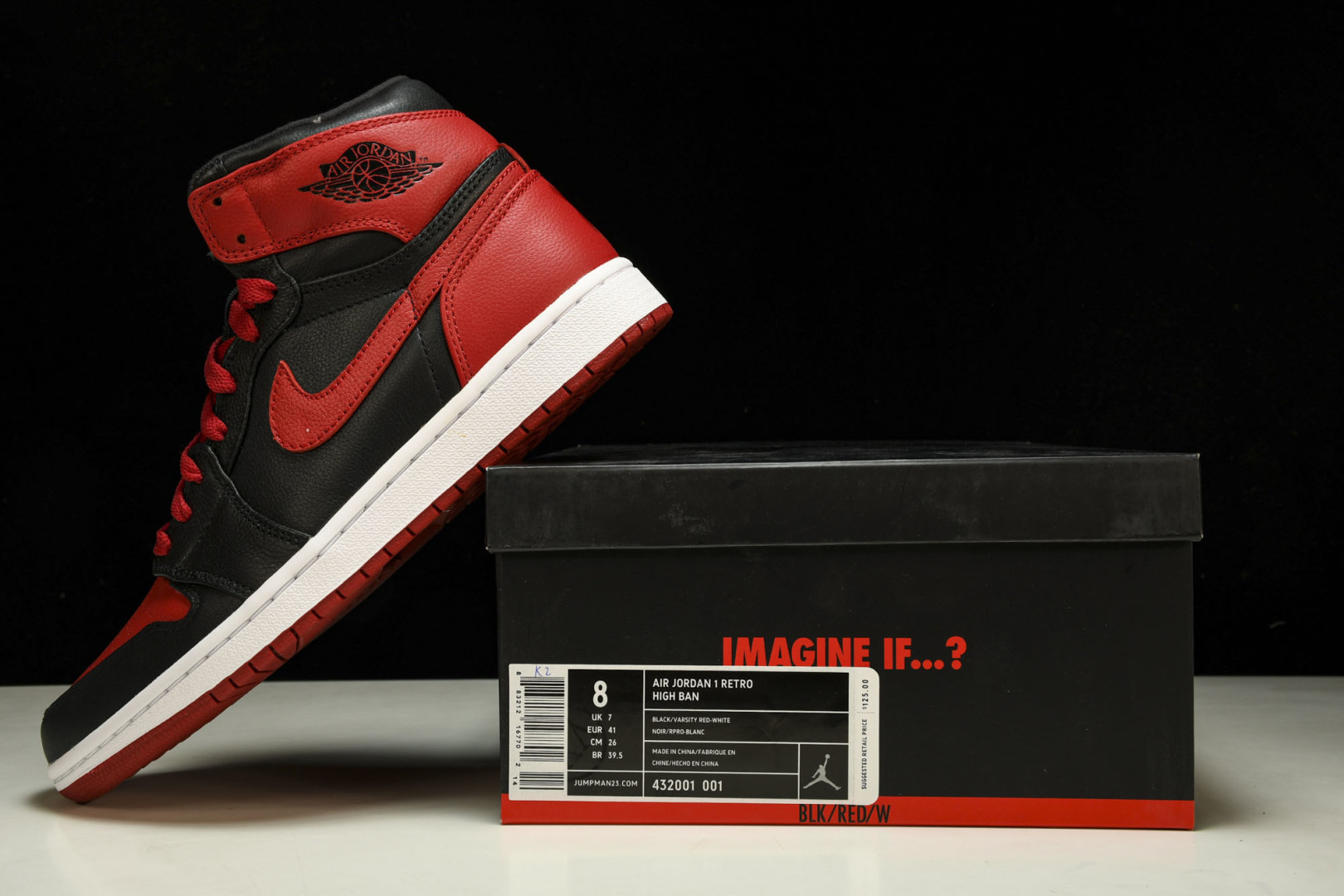 AJ1 黑红 尺码40-47.5

纯原版出品-Air Jordan 1 Retro“Banned”20