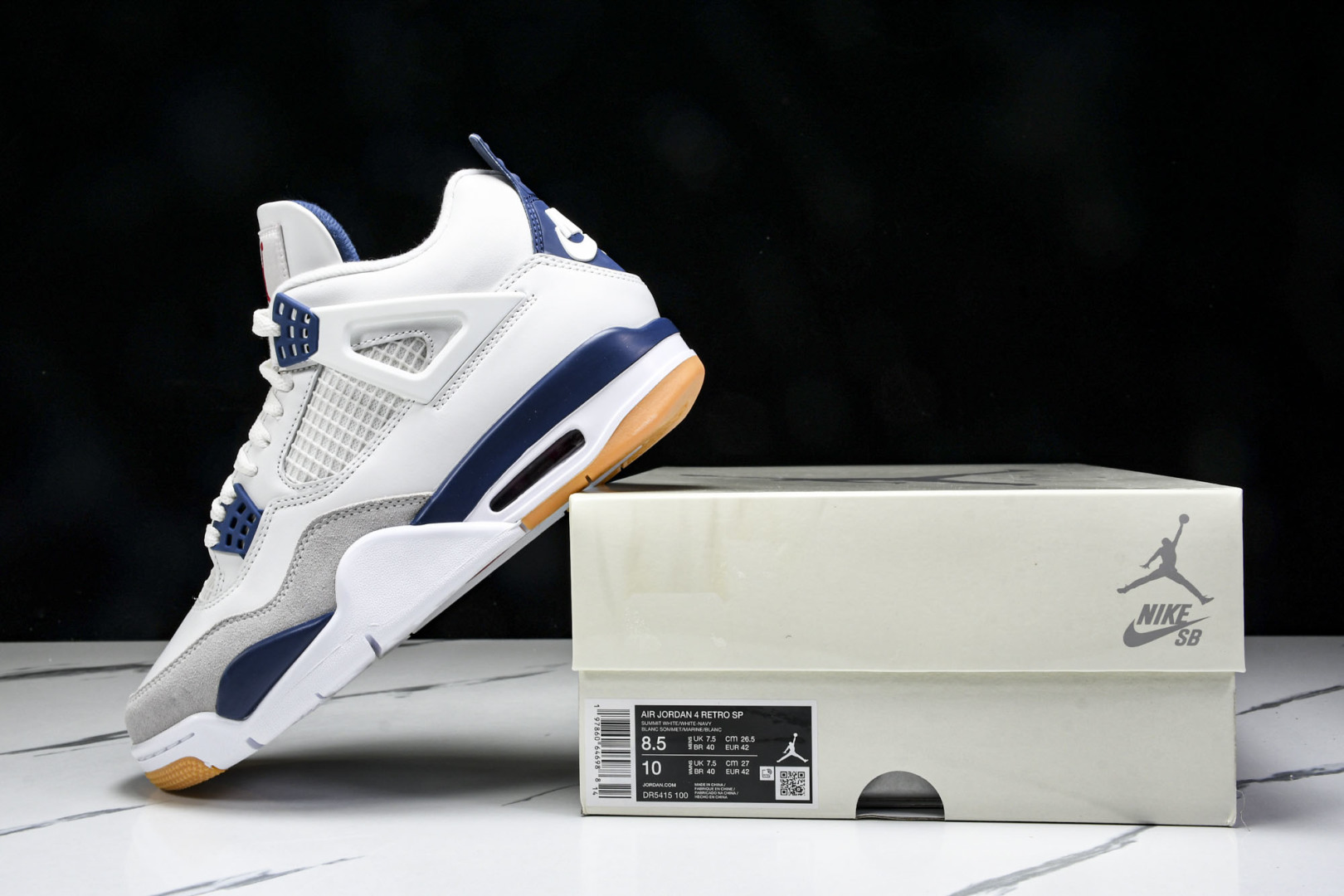 AJ4 尺码40-48.5

纯原版出品-Air Jordan 4 Retro SB Navy 海军蓝 